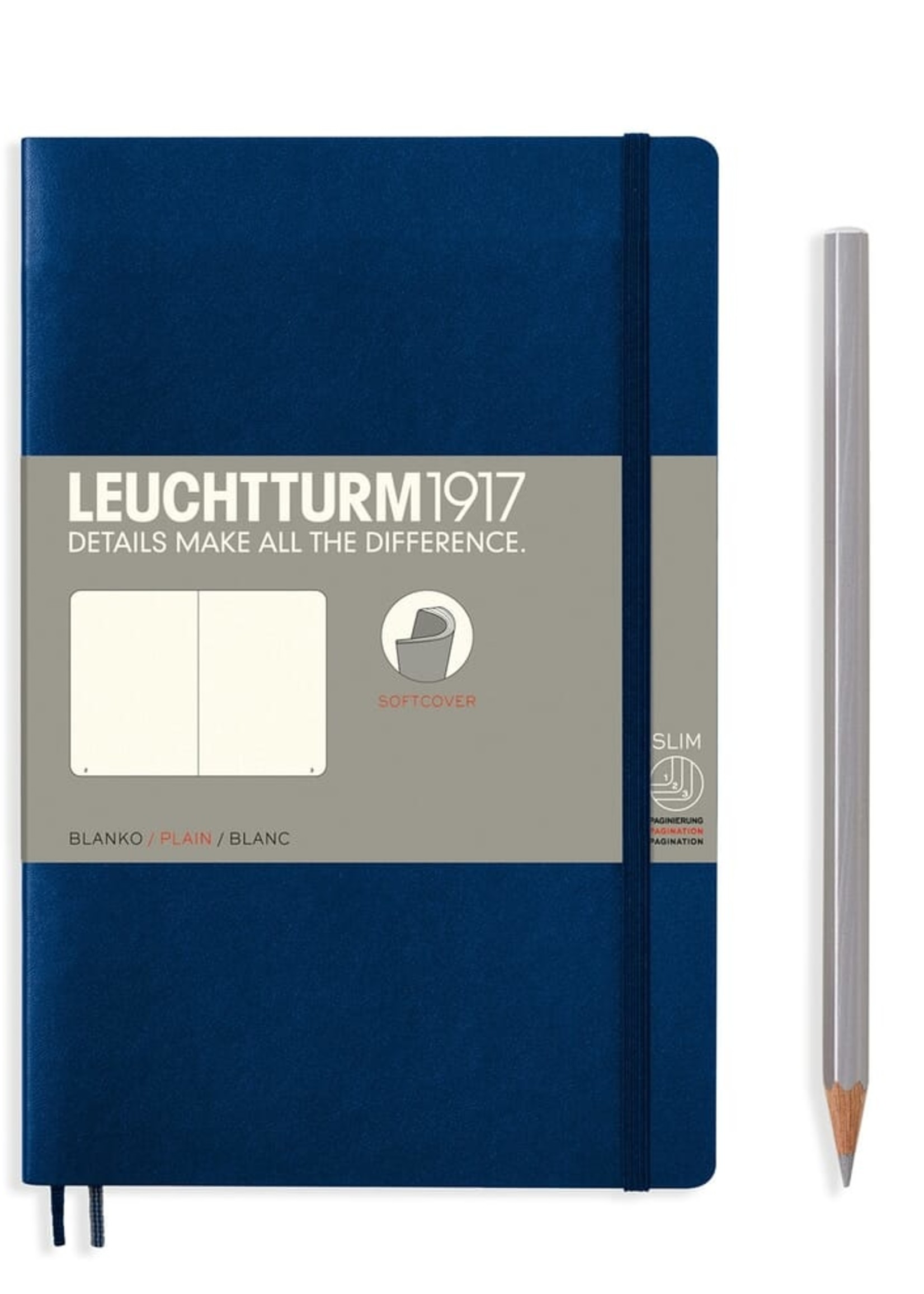 Leuchtturm1917 Notitieboek Paperback B6+ Soft Cover Navy