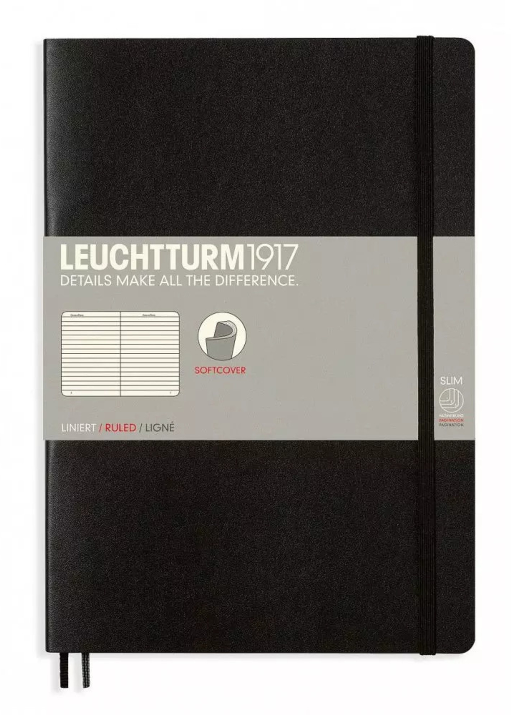 Leuchtturm1917 B5 Soft Cover Black