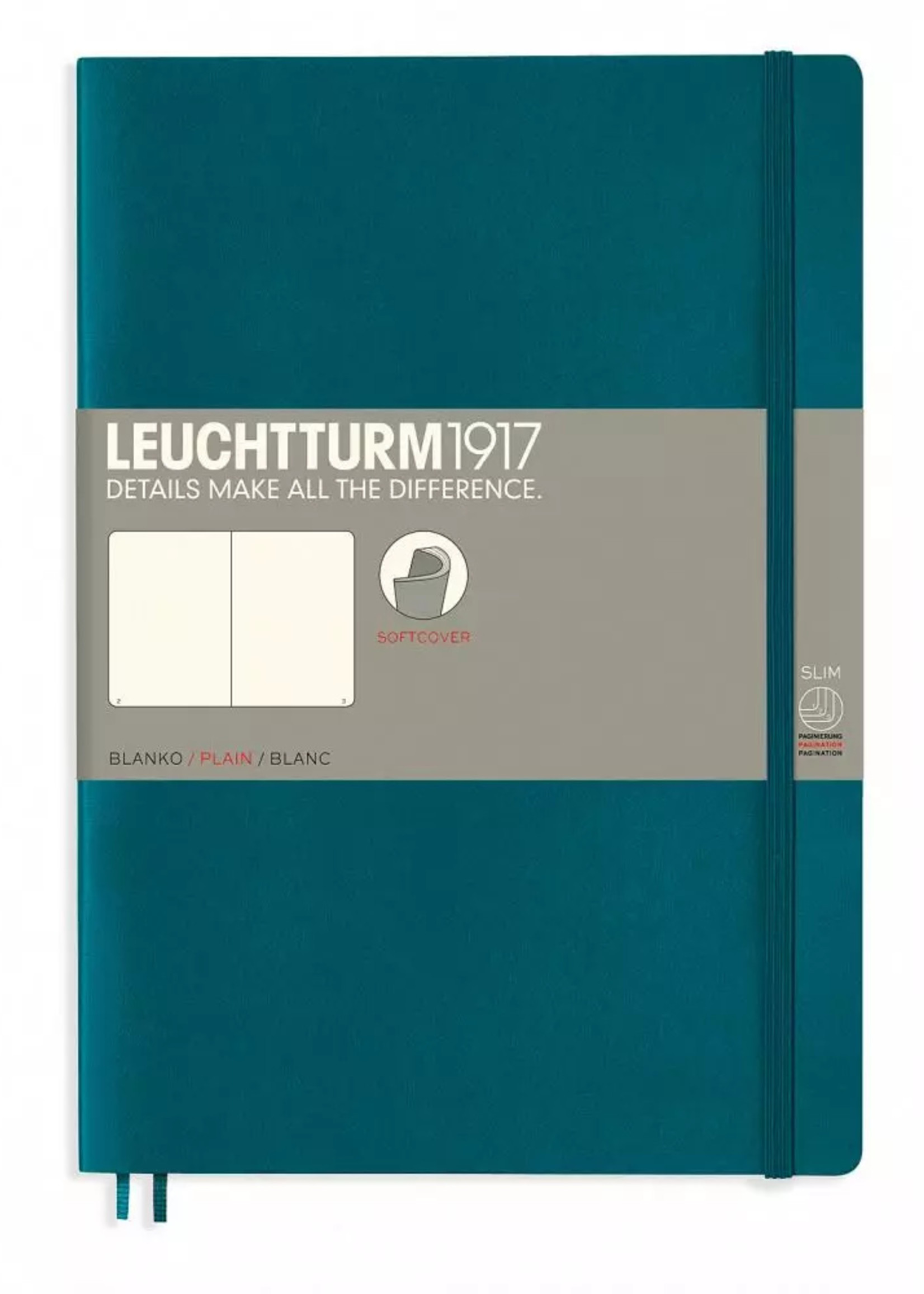 Leuchtturm1917 Notitieboek Composition B5 Soft Cover Pacific Green