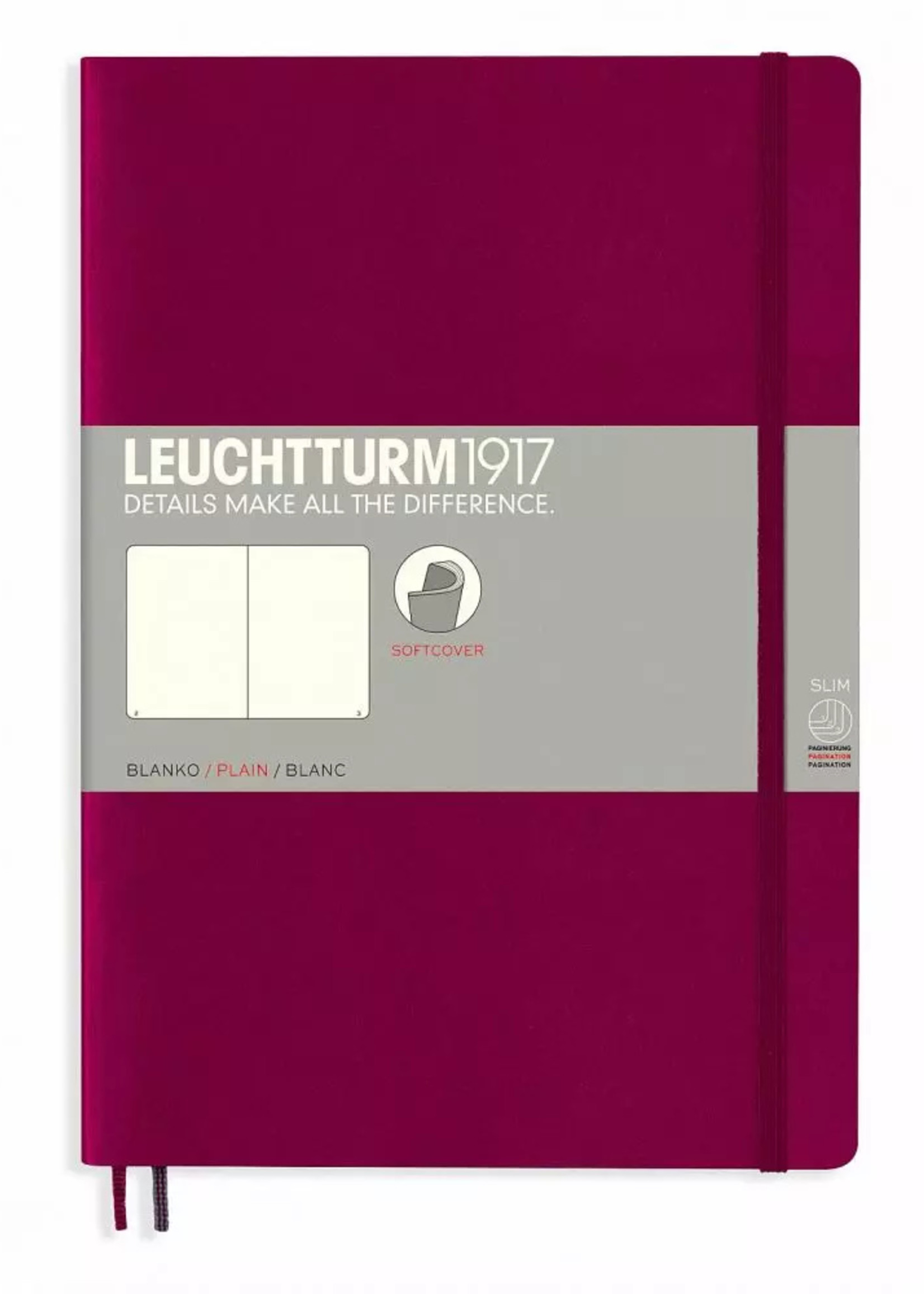 Leuchtturm1917 B5 Soft Cover Port Red