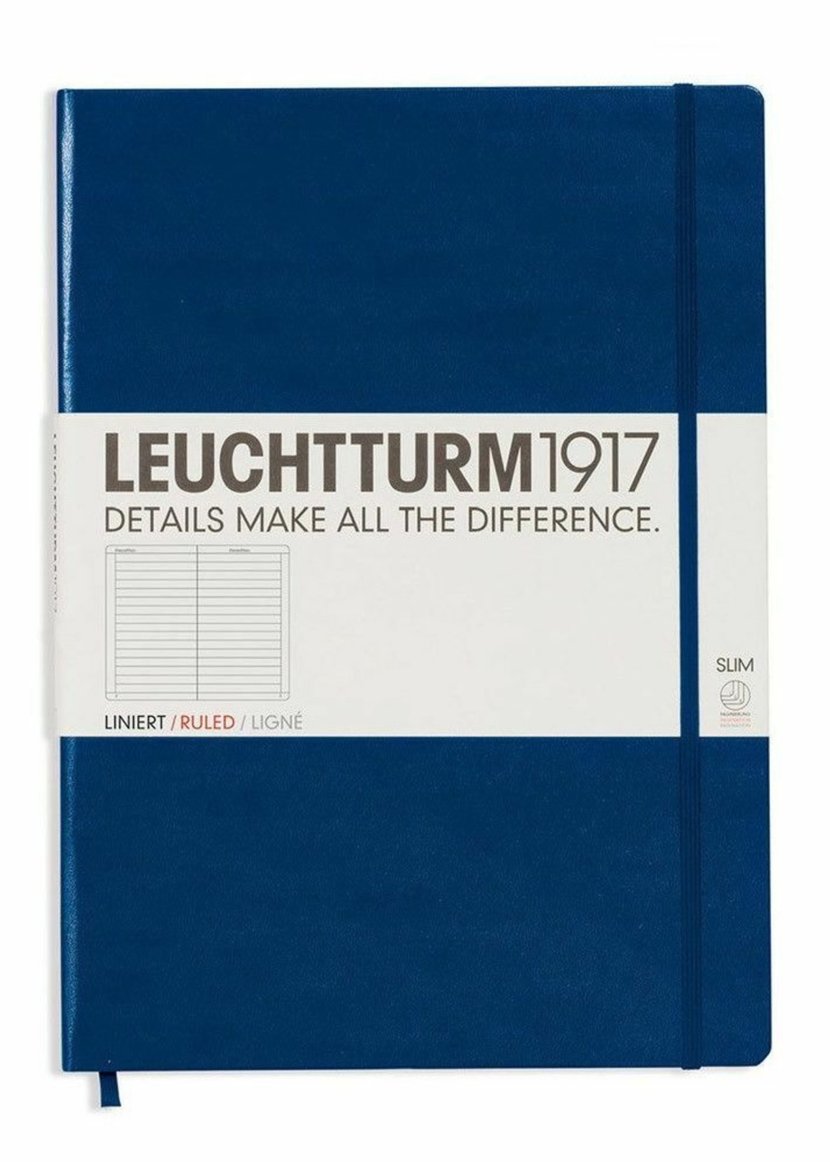 Leuchtturm1917 Notitieboek Master Slim A4+ Hard Cover Navy