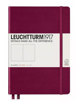 Leuchtturm1917 Notitieboek Medium Hard Cover Port Red