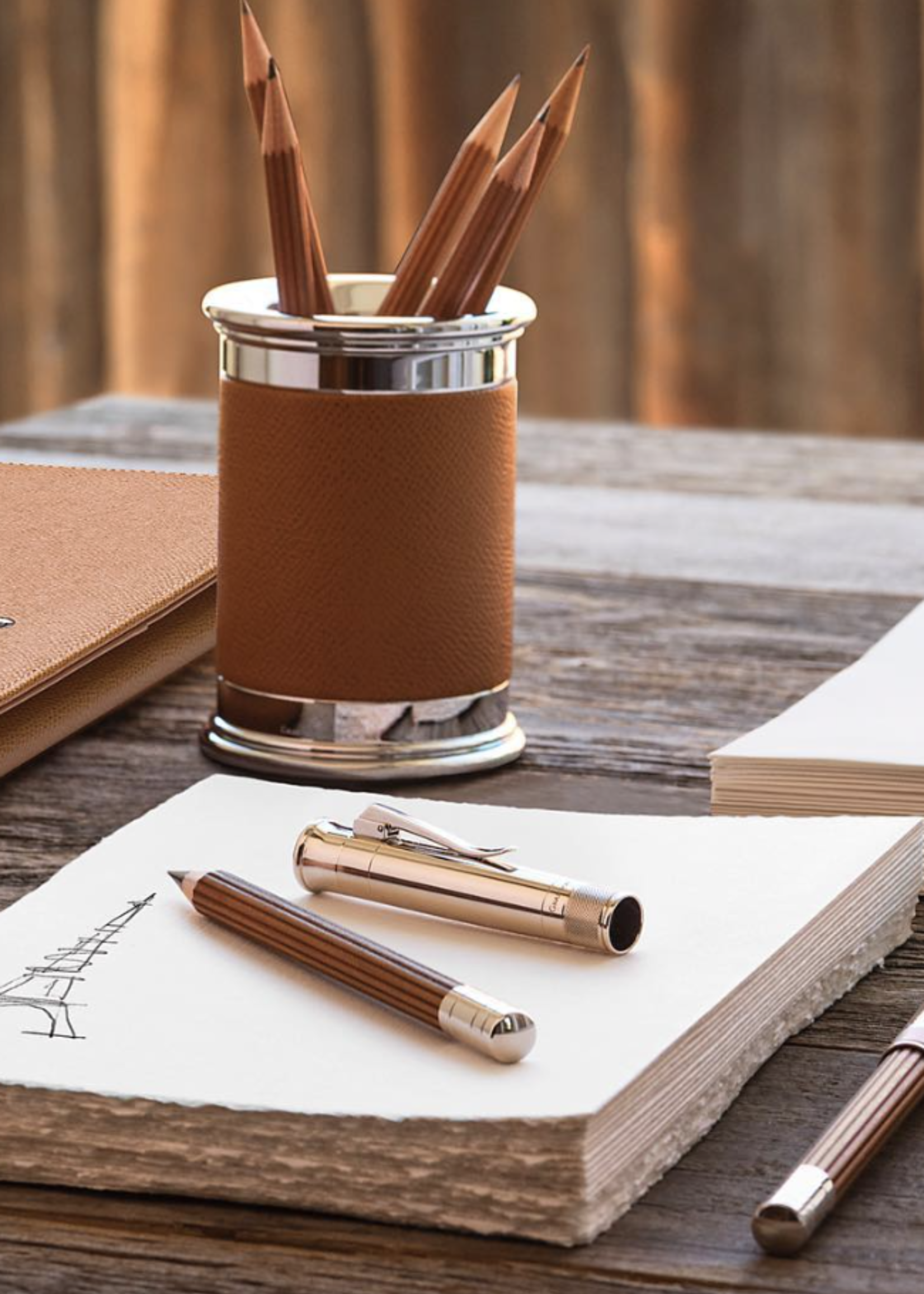 Graf von Faber-Castell The Perfect Pencil Platinum Brown