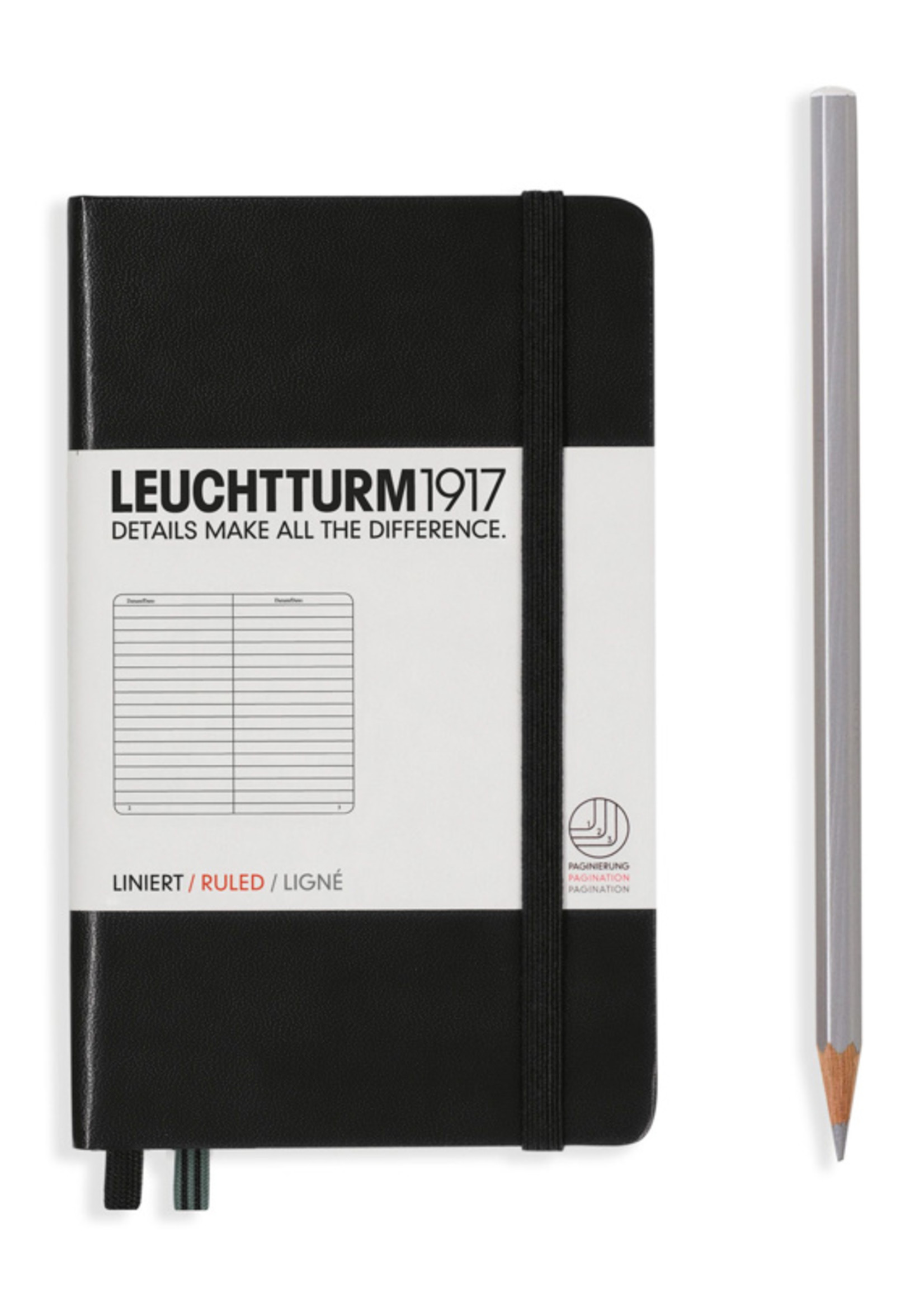 Leuchtturm1917 Notitieboek Soft Cover Pocket  A6  Black