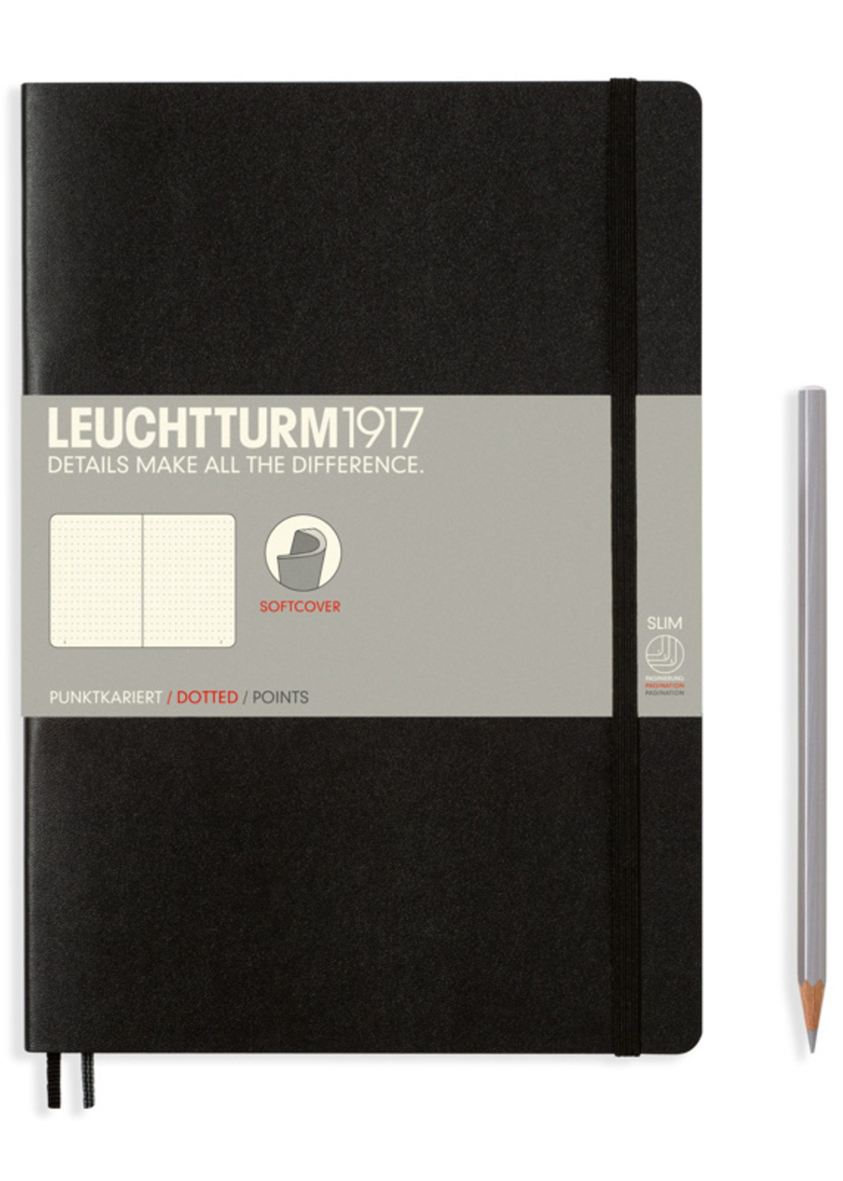 Leuchtturm1917 Notitieboek Composition B5 Soft Cover Black