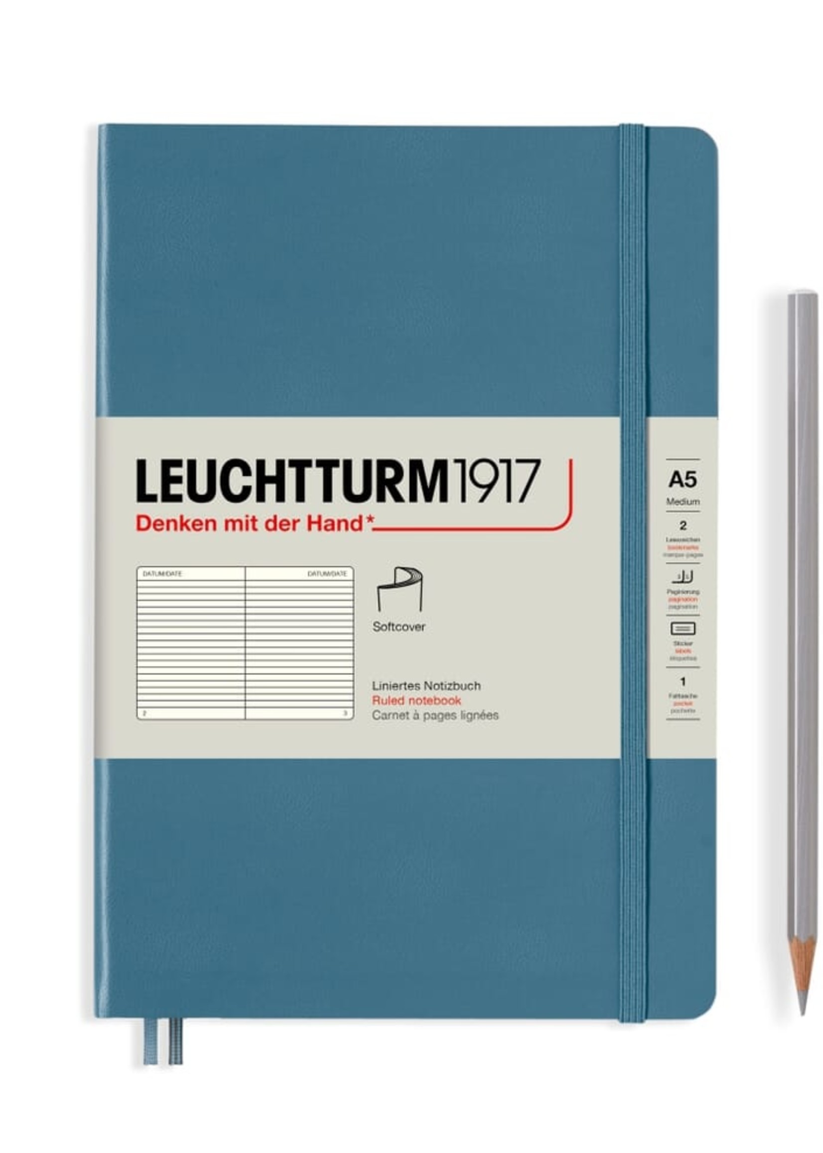 Leuchtturm1917 Medium Soft Cover Stone Blue