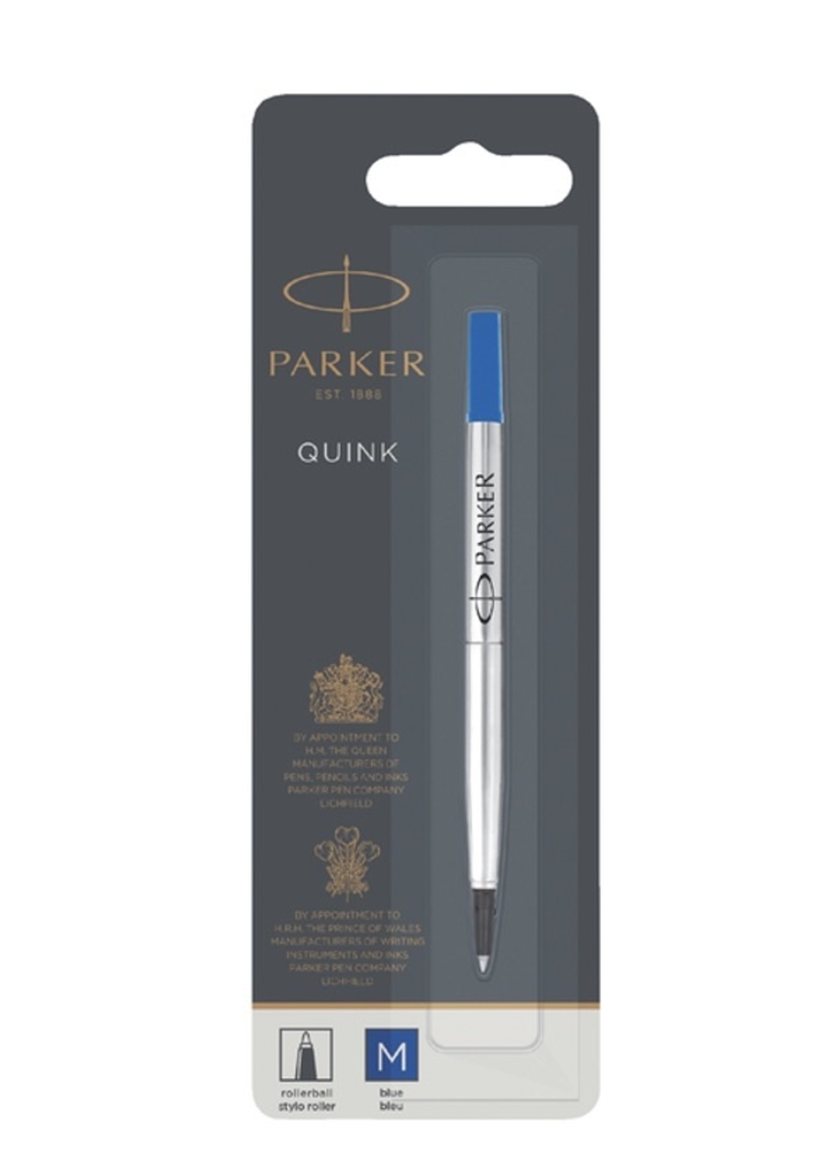 Parker Roller Vulling Medium Blauw