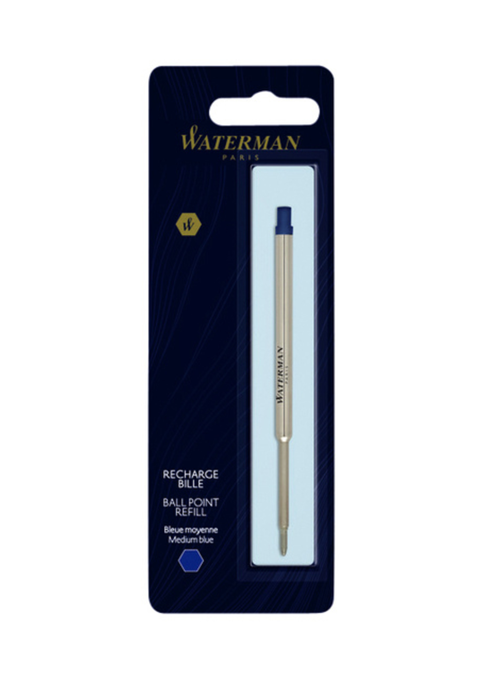 Waterman Balpen Vulling Medium Blauw