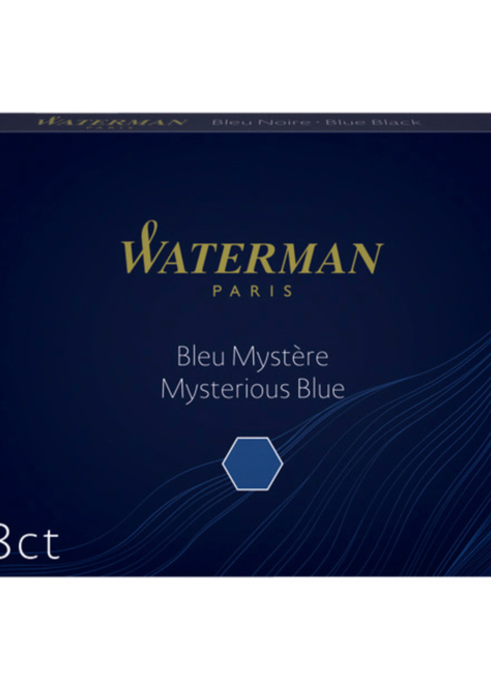 Waterman Inkt Vullingen Blauw/Zwart