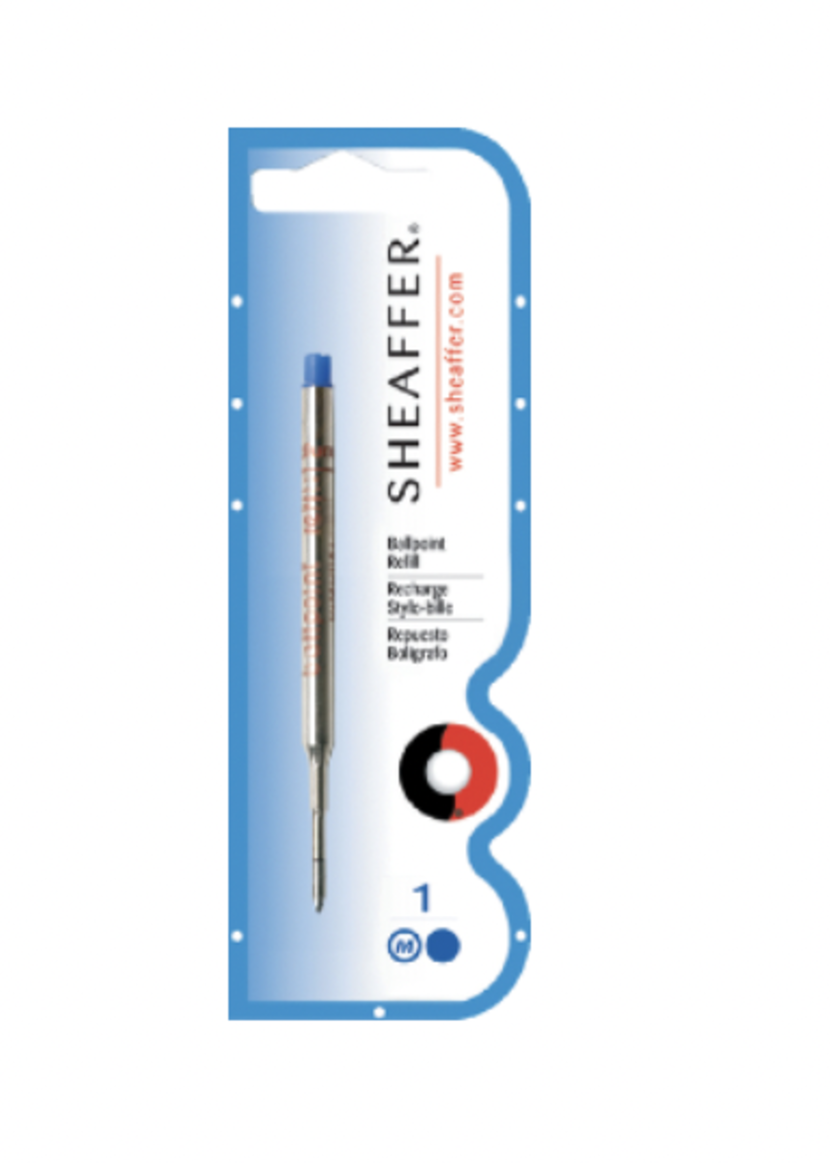 Sheaffer Balpen Vulling Zwart Medium