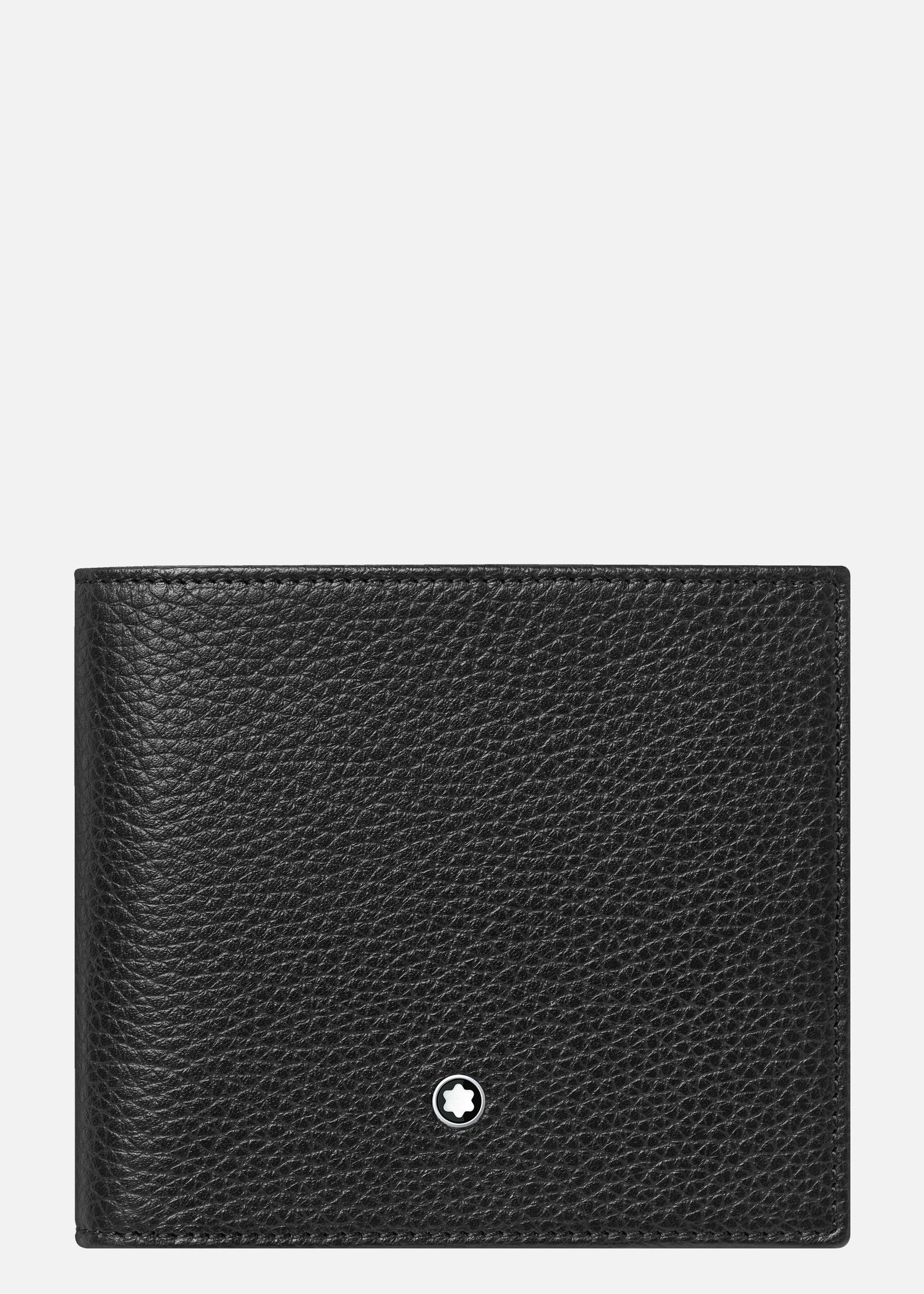 MONTBLANC Wallet Meisterstück Soft Grain 4cc with Coin Case Black
