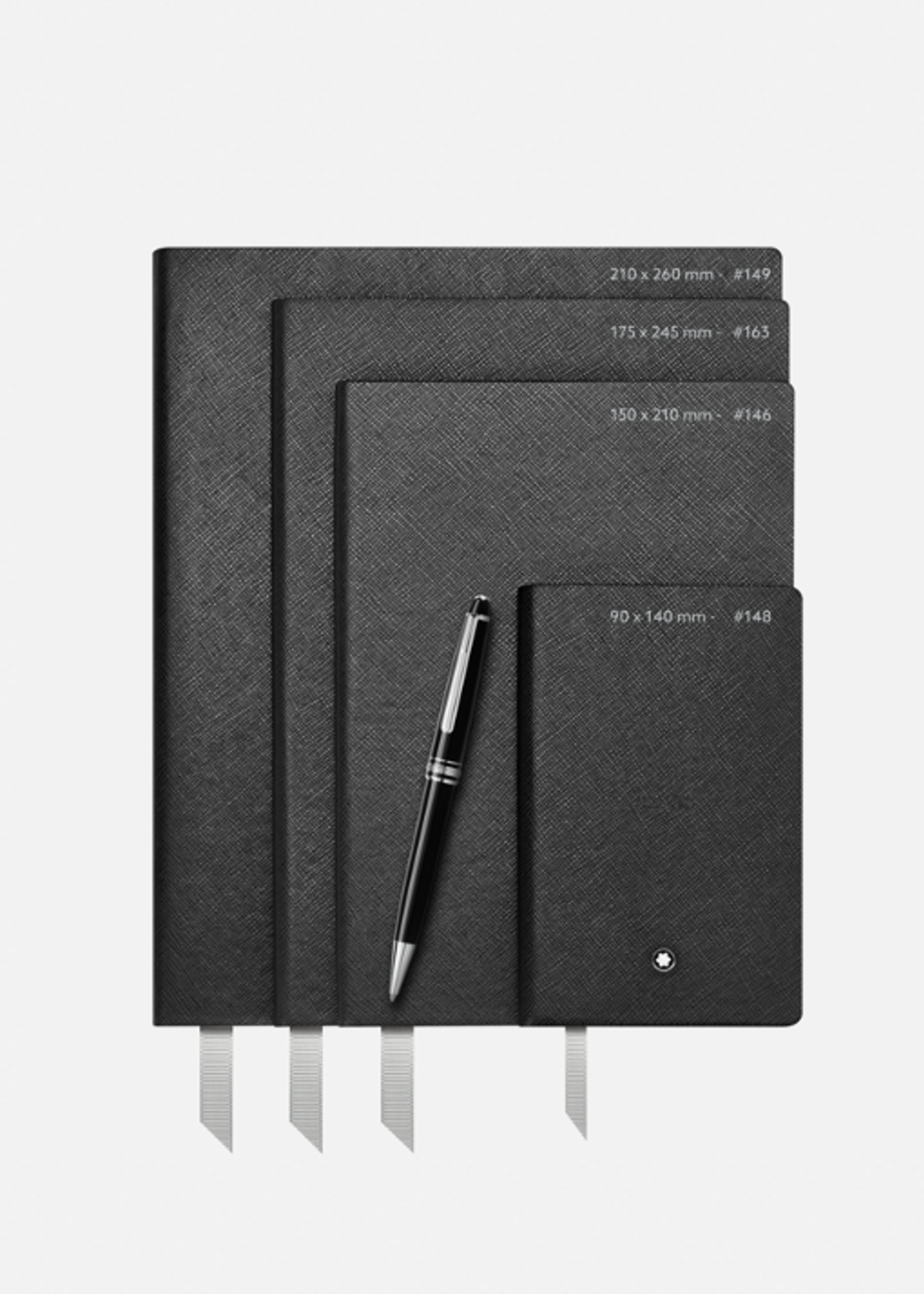 MONTBLANC Notebook #146 lined Sartorial Black