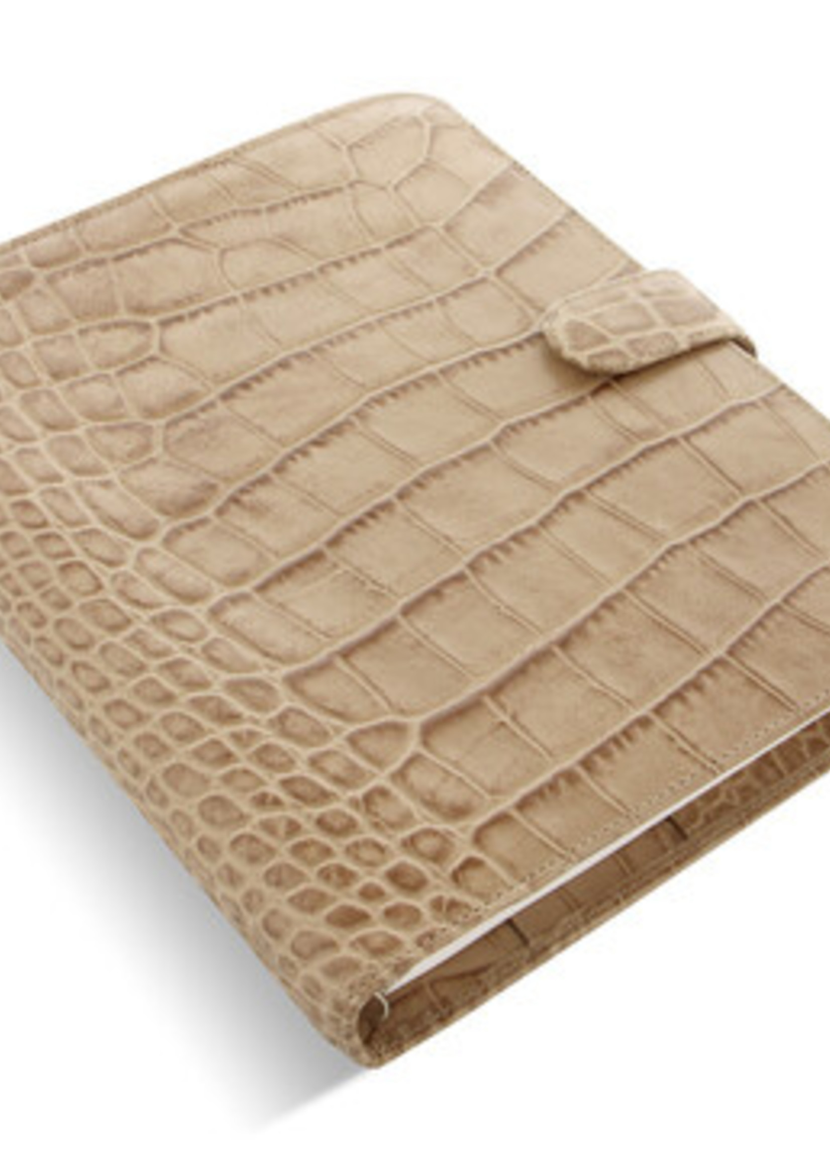 Filofax Organiser A5 Classic Croc Fawn