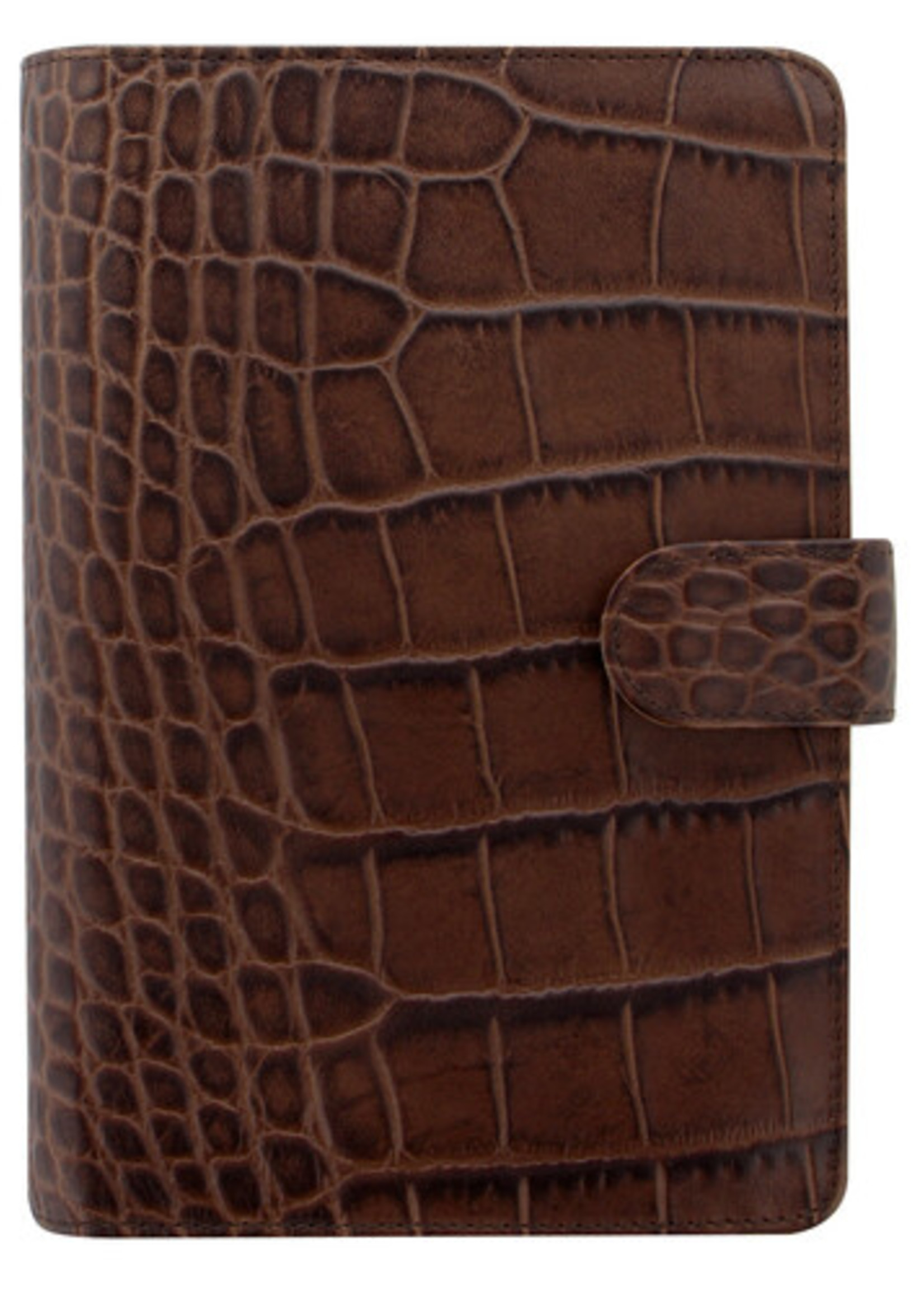 Filofax Organiser Personal Classic Croc Chestnut