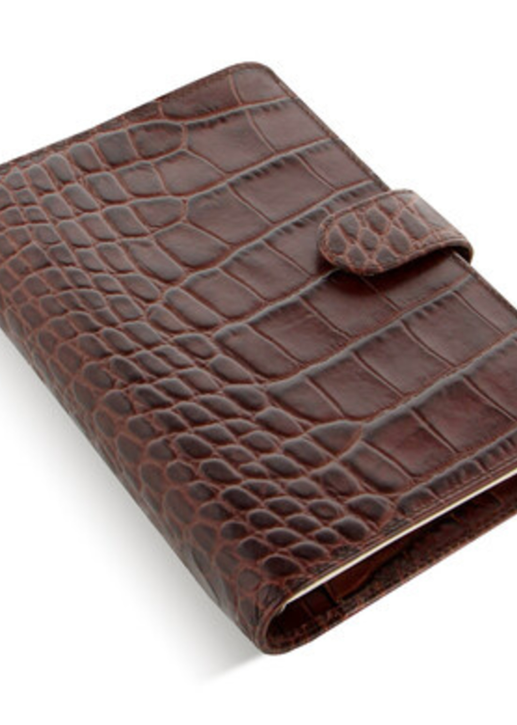 Filofax Organiser Personal Classic Croc Chestnut