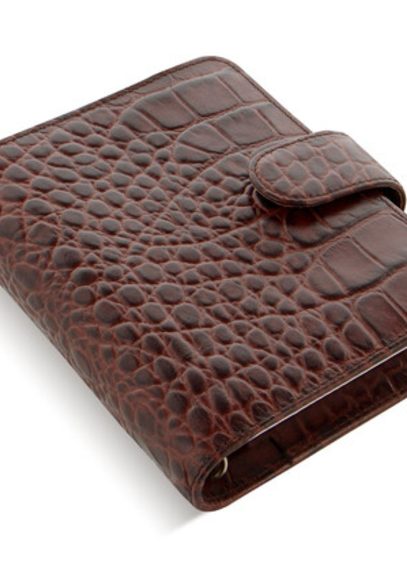 Filofax Organiser Pocket Classic Croc Chestnut