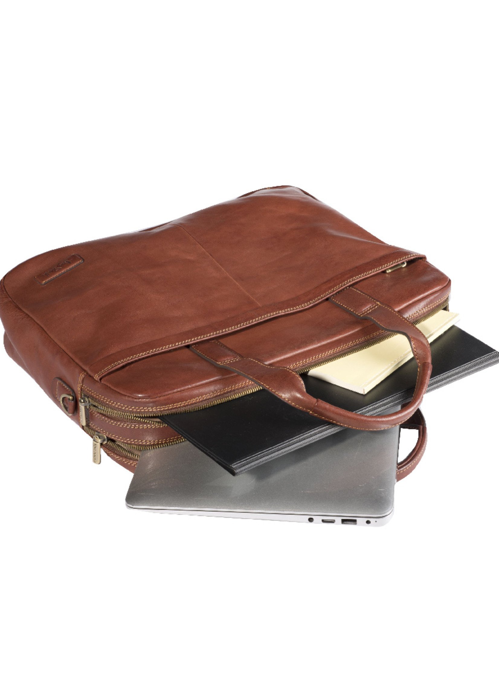 Tony Perotti  Laptoptas 15" /2 Vintage Brown