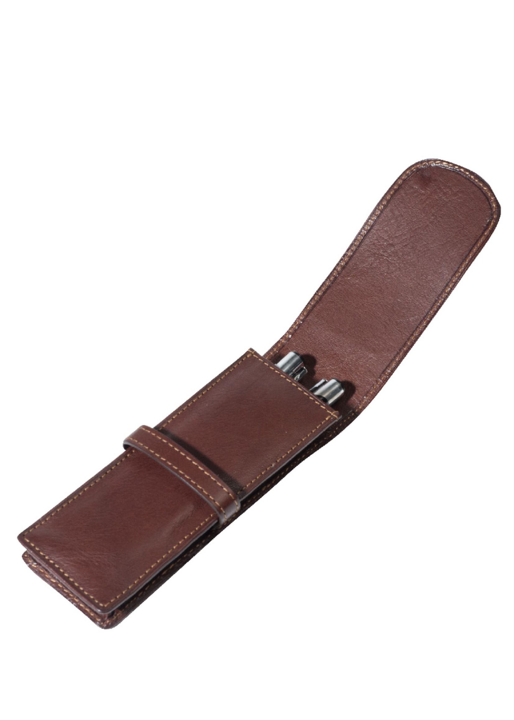 Tony Perotti Pen Etui 2-vaks Vintage Brown