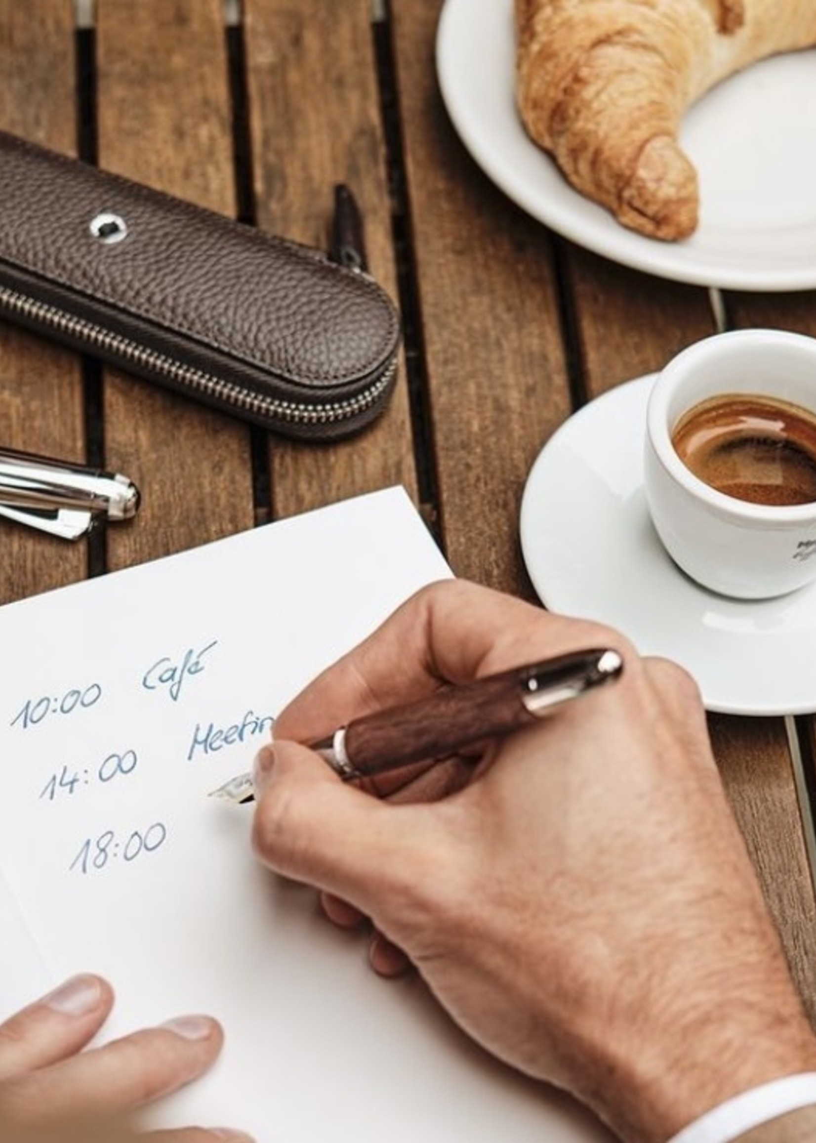 Graf von Faber-Castell Pen Etui /2 CDark Brown