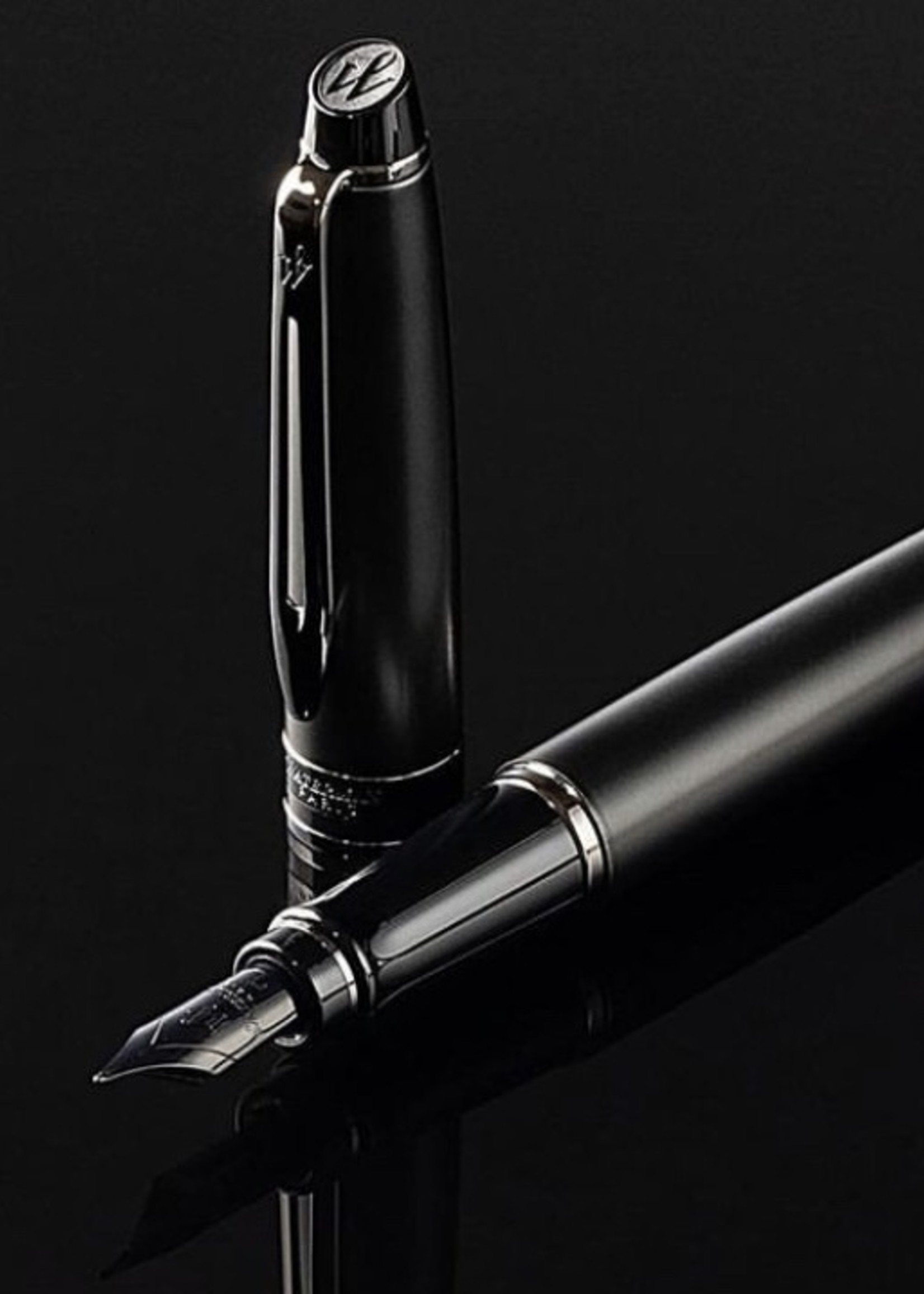 Waterman Expert Metallic Black Vulpen