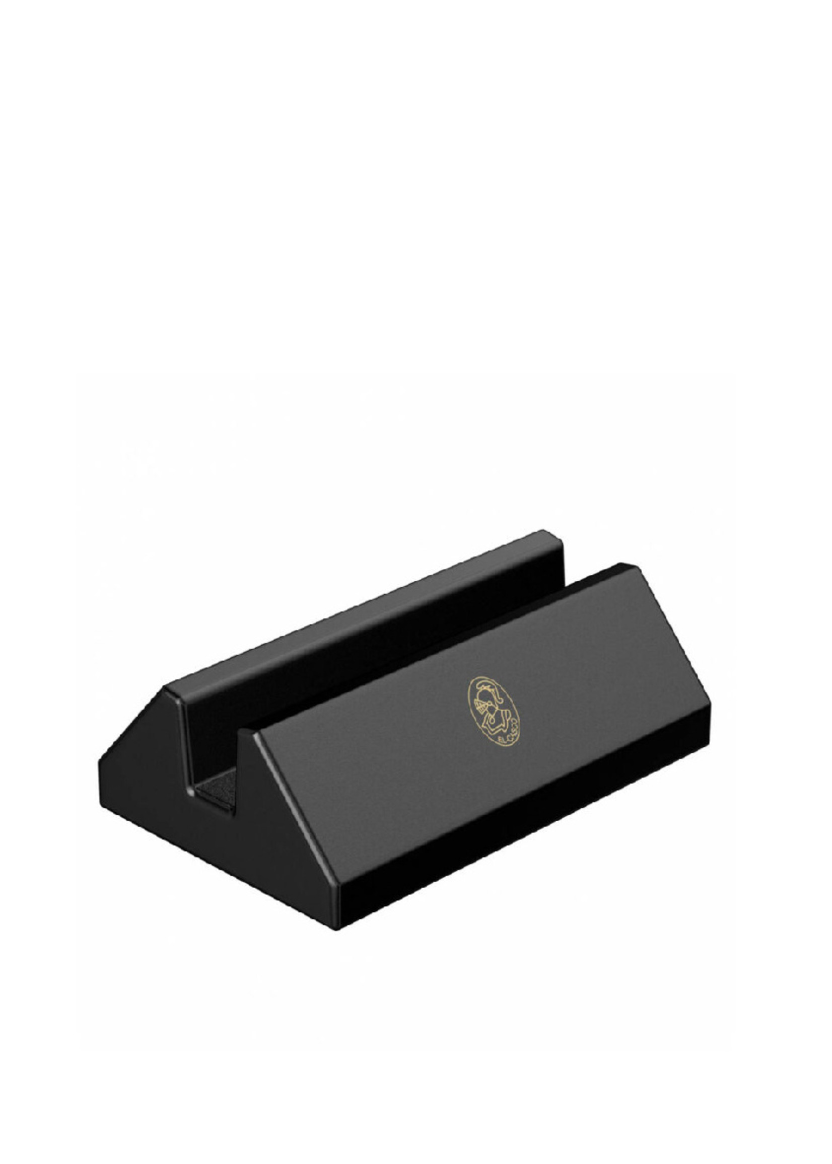 El Casco Black Business Card Holder