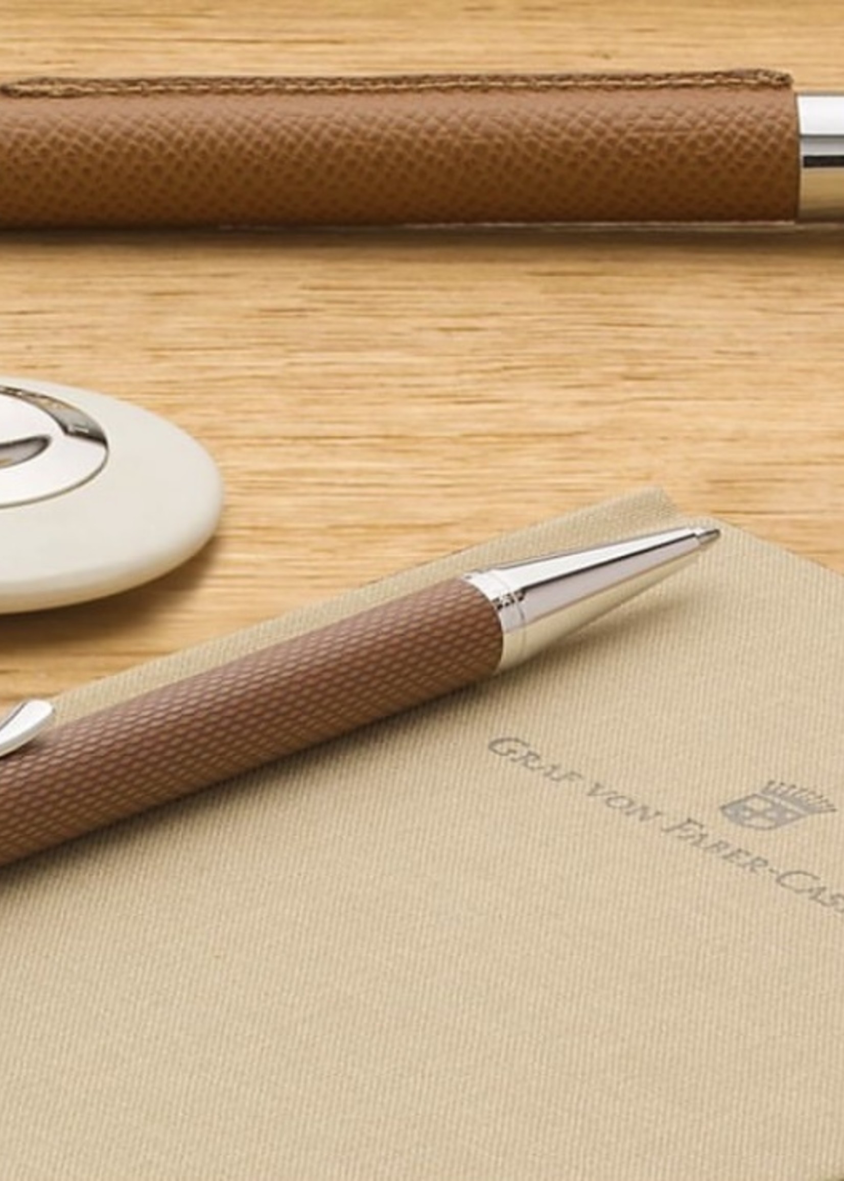 Graf von Faber-Castell Guilloche Cognac Vulpen