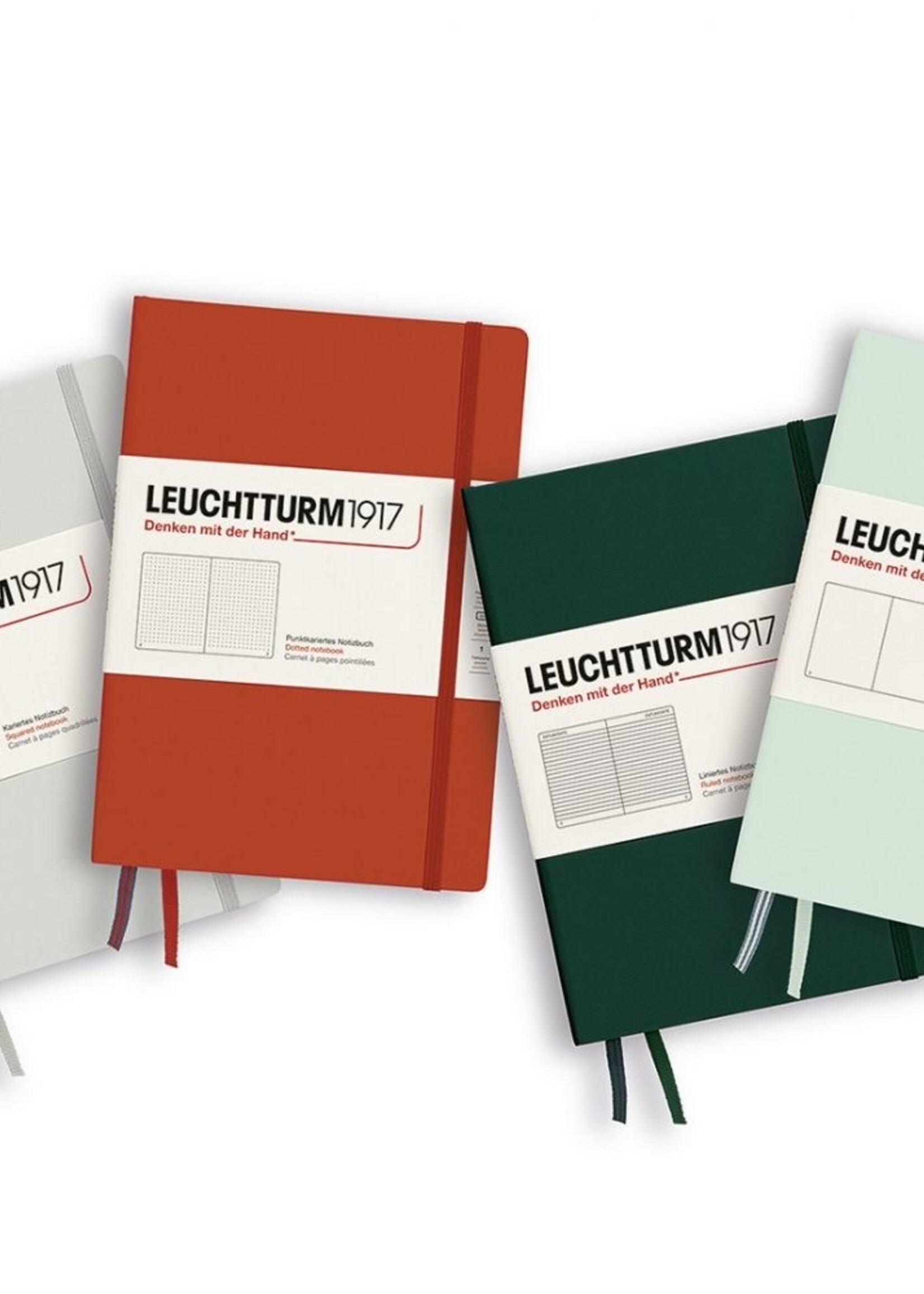 Leuchtturm1917 Notitieboek Medium A5  Hard Cover Natural Colours Mint Green Gelijnd