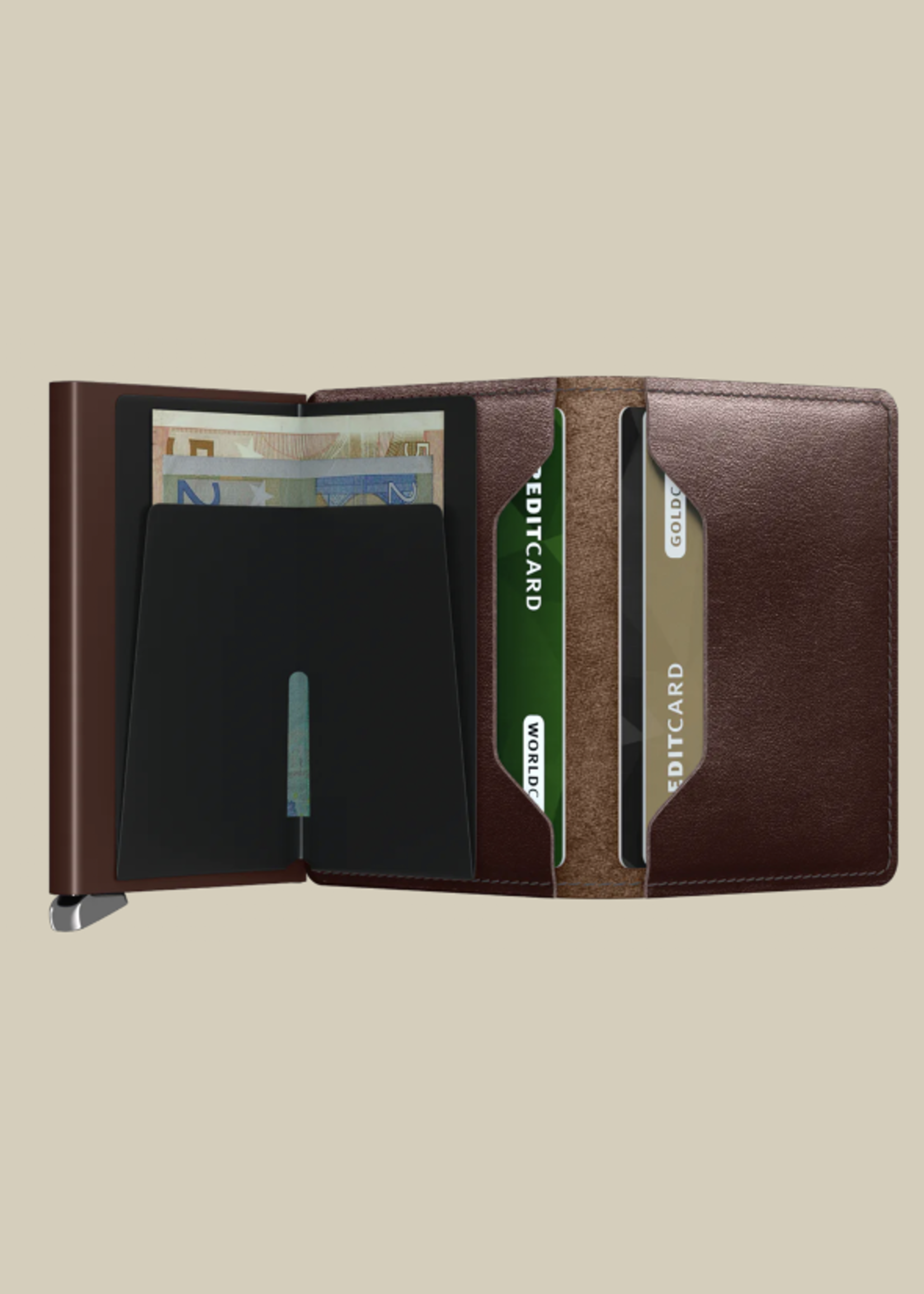 Secrid Dusk Slim Wallet Dark Brown