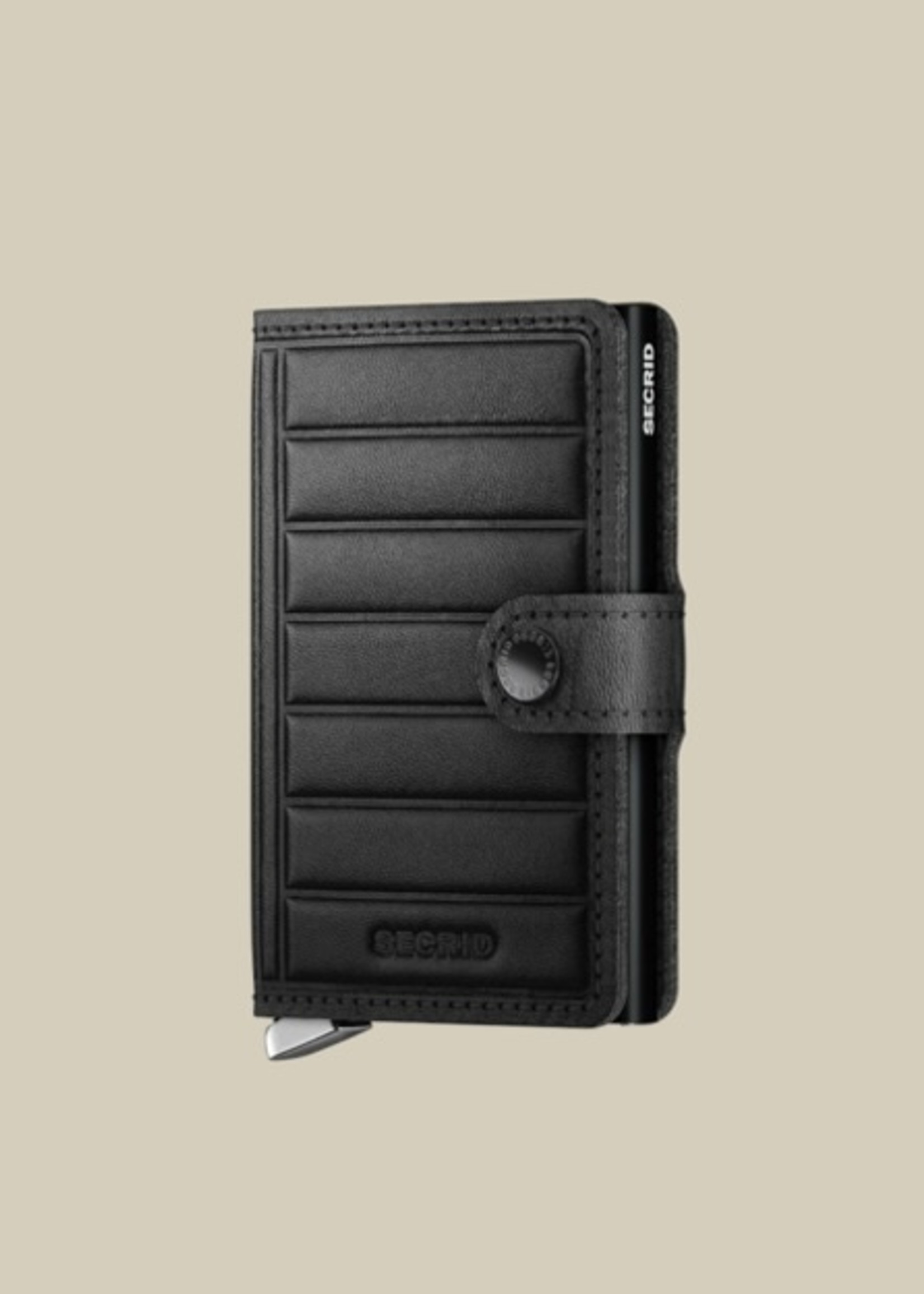 Secrid Emboss Lines Mini Wallet Black