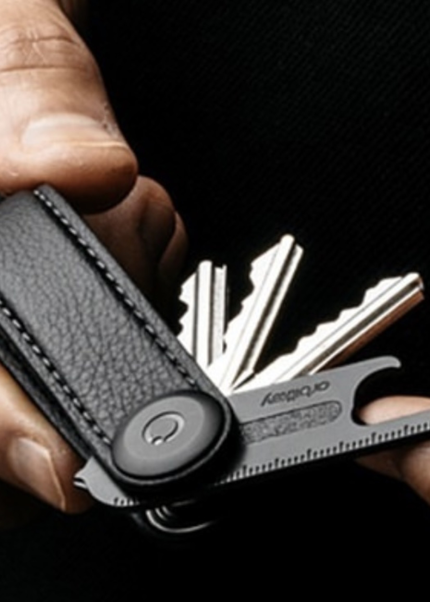 Orbitkey 2.0 Classic Leather Black/Black