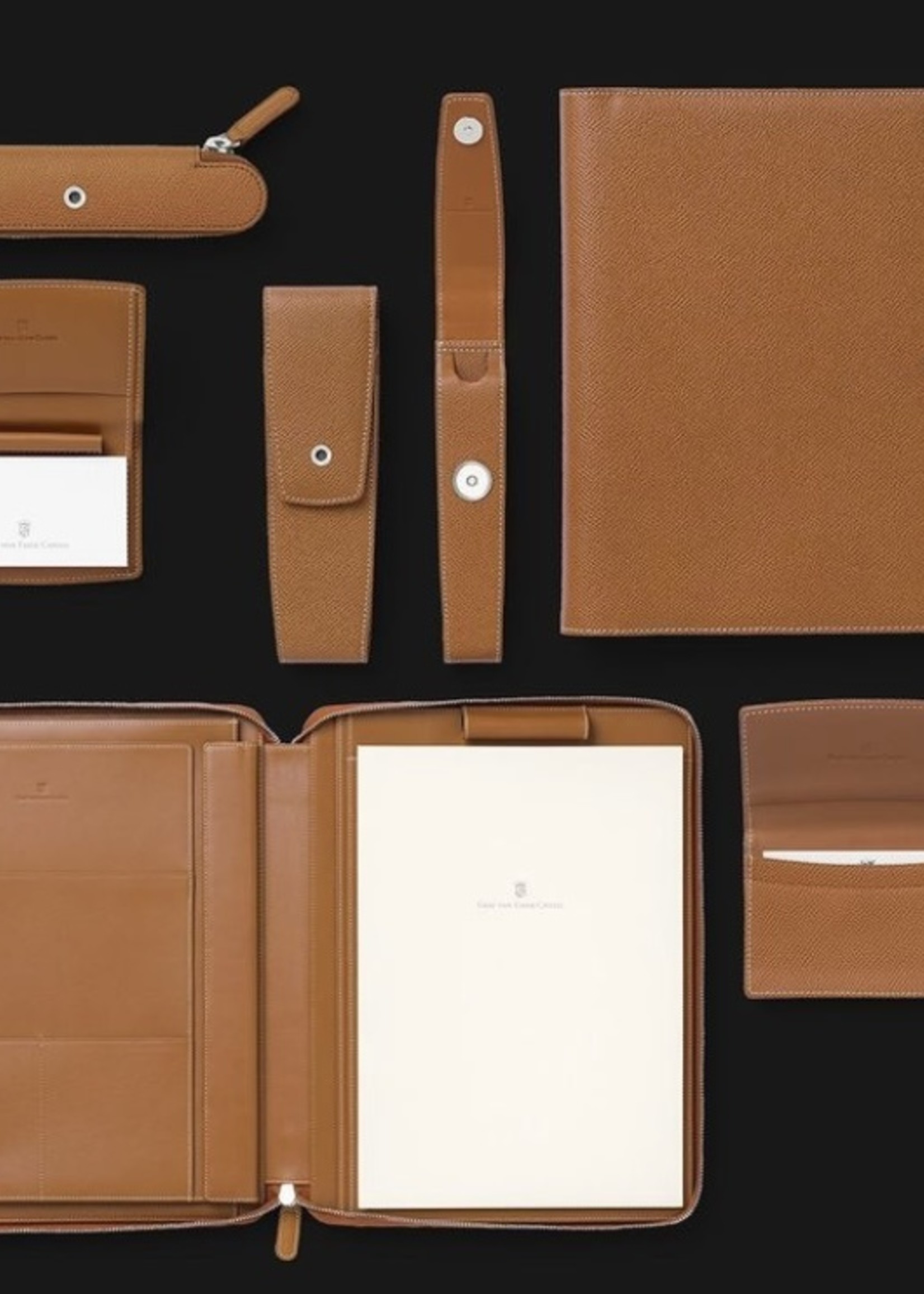 Graf von Faber-Castell Pen Etui /1 Epsom Cognac