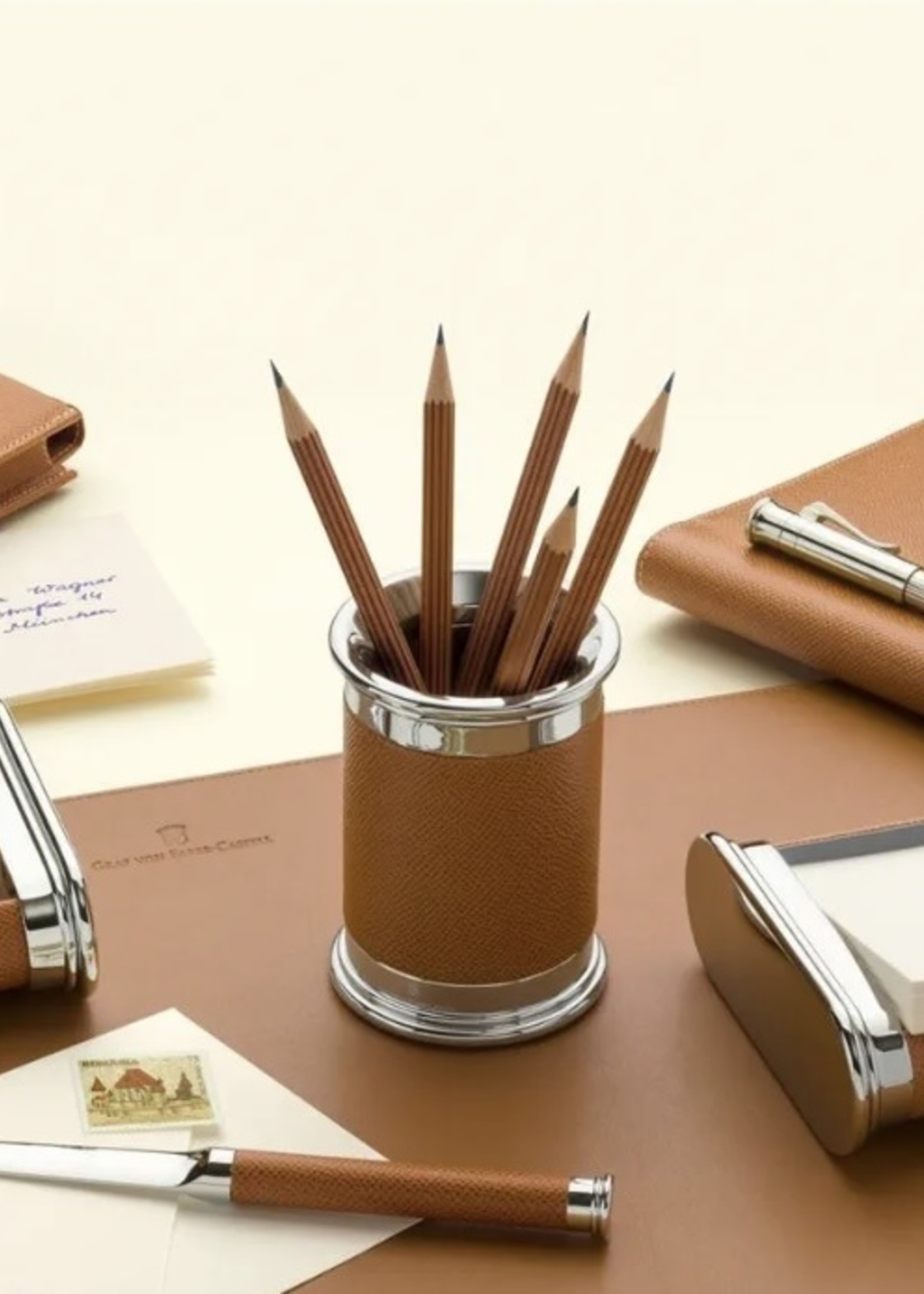 Graf von Faber-Castell Pennenpot Epsom Cognac