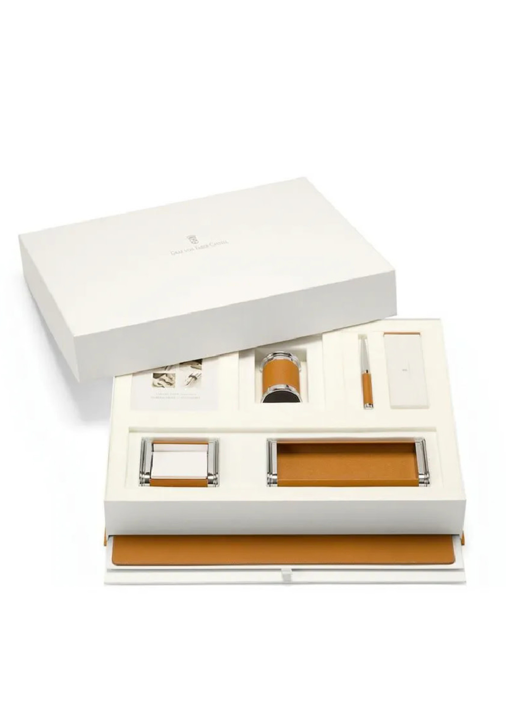 Graf von Faber-Castell Bureauset Epsom Cognac