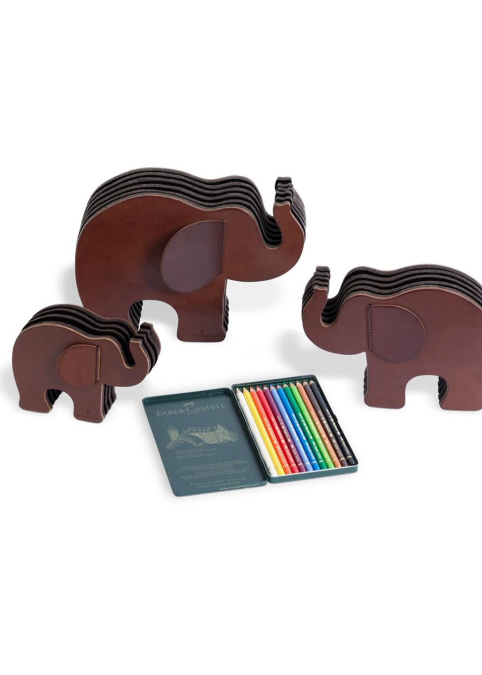 Graf von Faber-Castell Elephant Small  Dark Brown