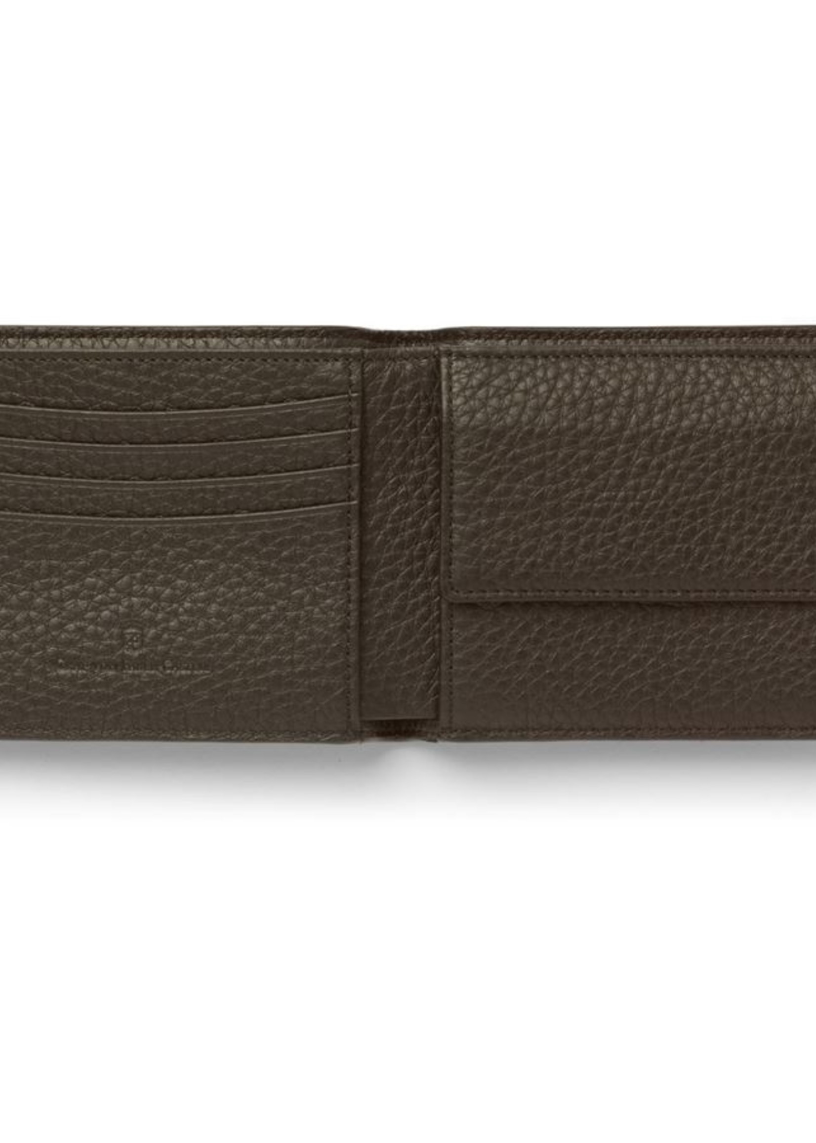 Graf von Faber-Castell Wallet Cashmere 4cc+coins Dark Brown