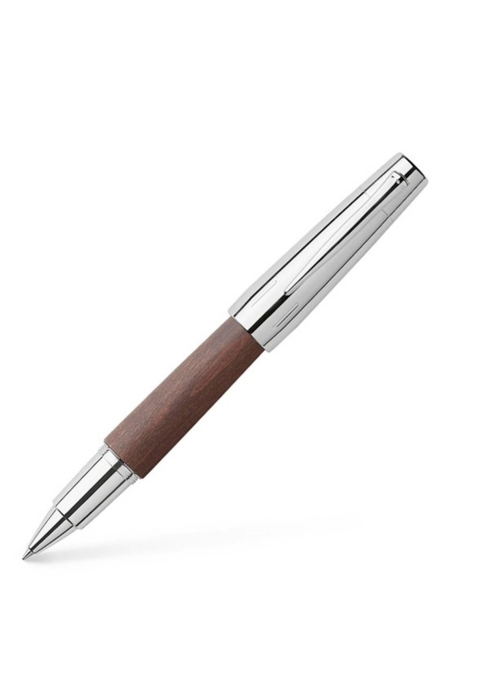 Faber-Castell E-Motion Pearwood Dark Brown Roller