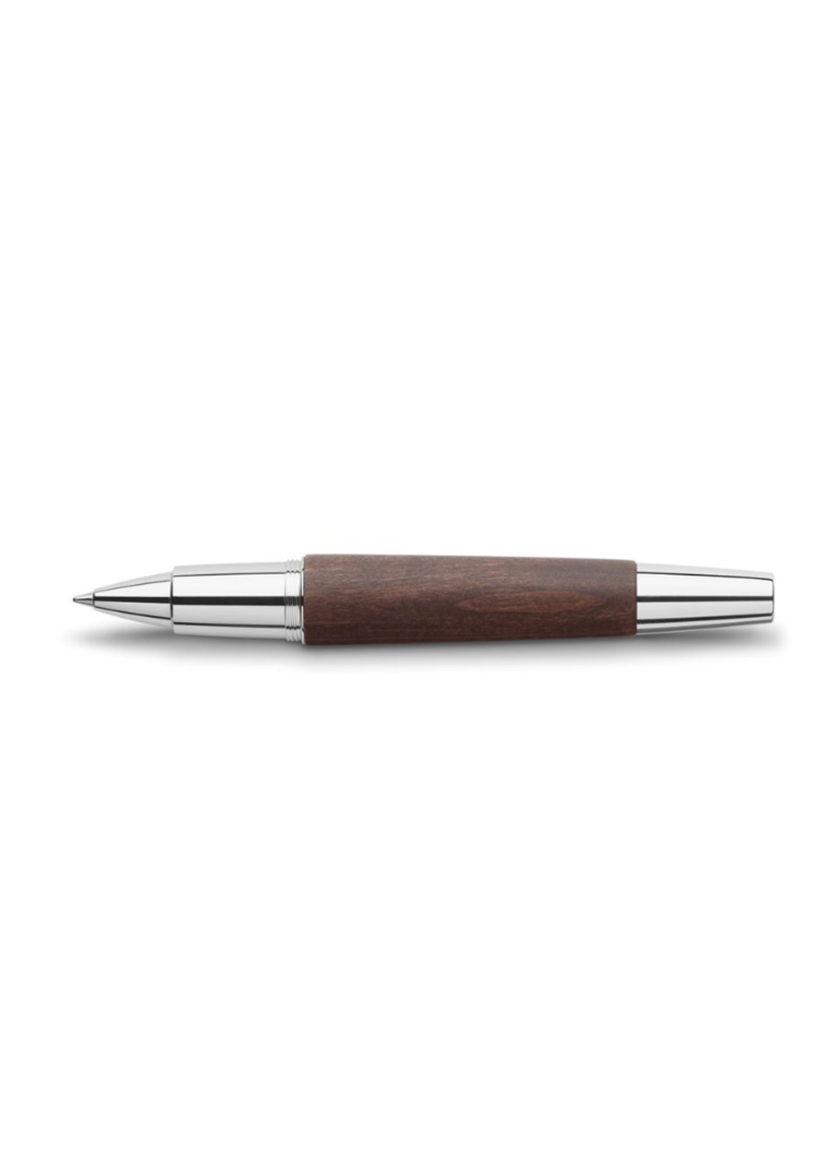 Faber-Castell E-Motion Pearwood Dark Brown Roller