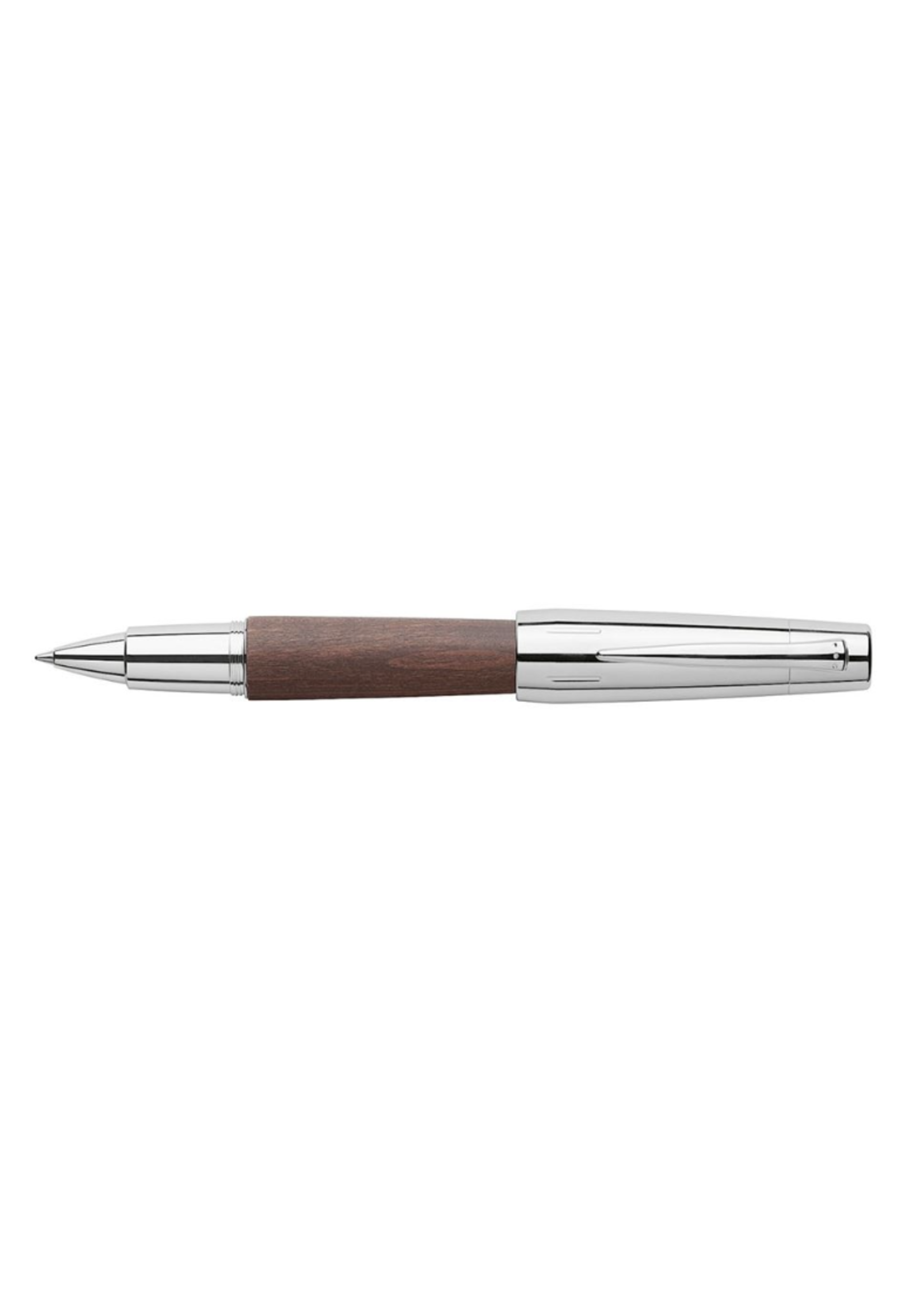 Faber-Castell E-Motion Pearwood Dark Brown Roller