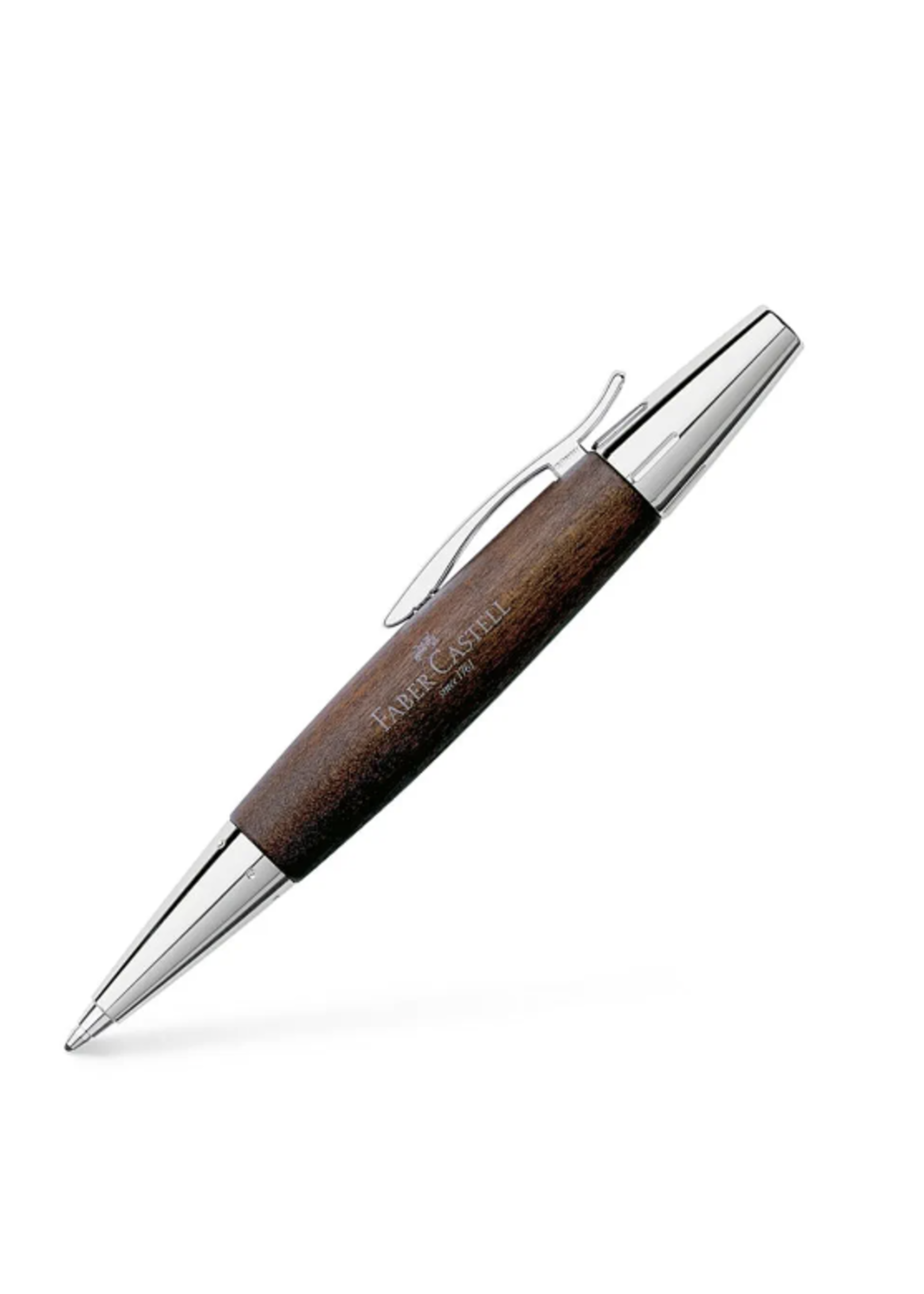 Faber-Castell E-Motion Pearwood Dark Brown Balpen