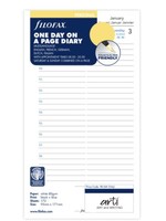 Filofax Agenda Vulling Personal 2026 Wit dag/pag.