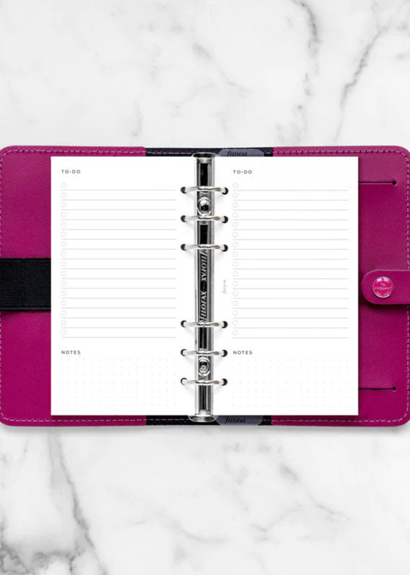 Filofax Organiser Vulling Personal  Wit To Do