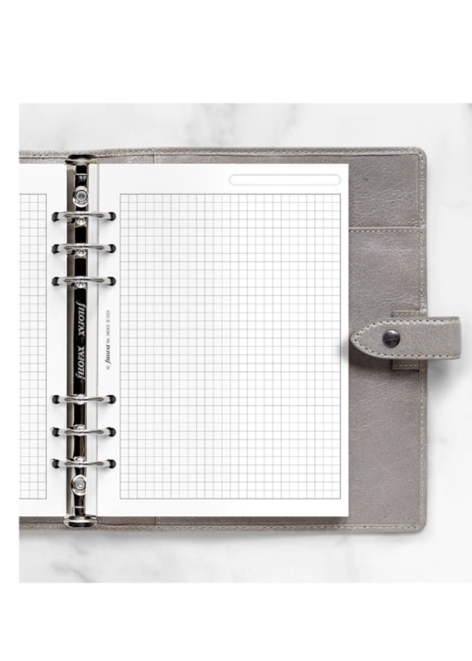 Filofax Organiser Vulling A5 Wit Geruit