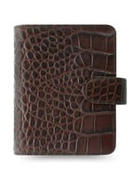 Filofax Organizer Pocket Classic Croc Chestnut