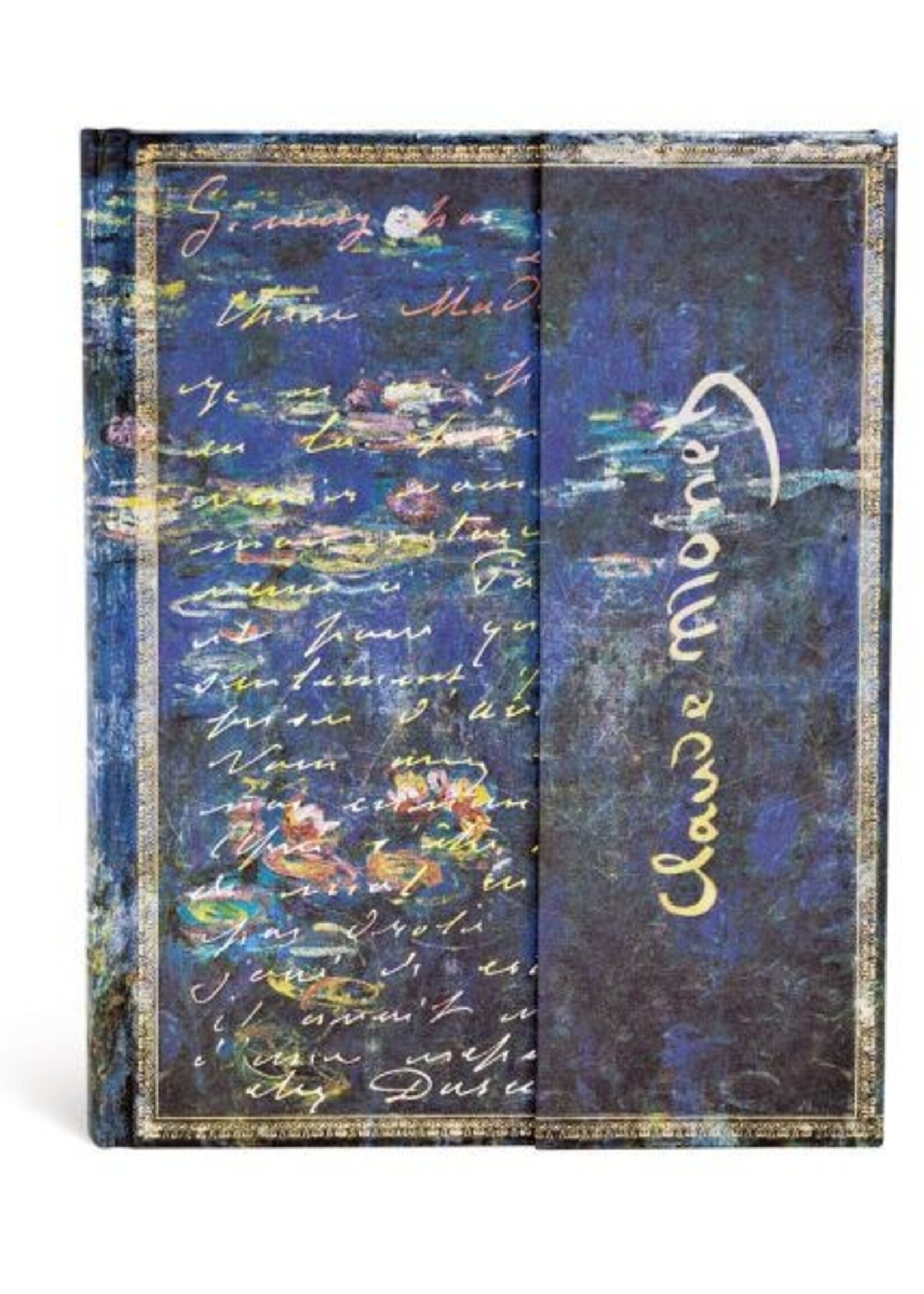Paperblanks Ultra Blanco Claude Monet, Water Lilies Letter to Morisot