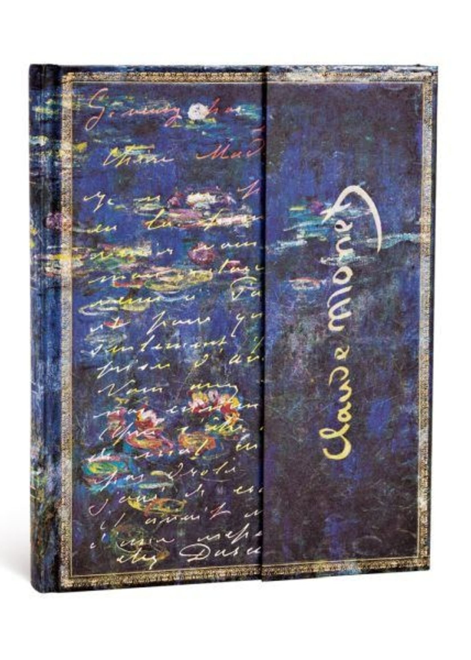 Paperblanks Ultra Blanco Claude Monet, Water Lilies Letter to Morisot