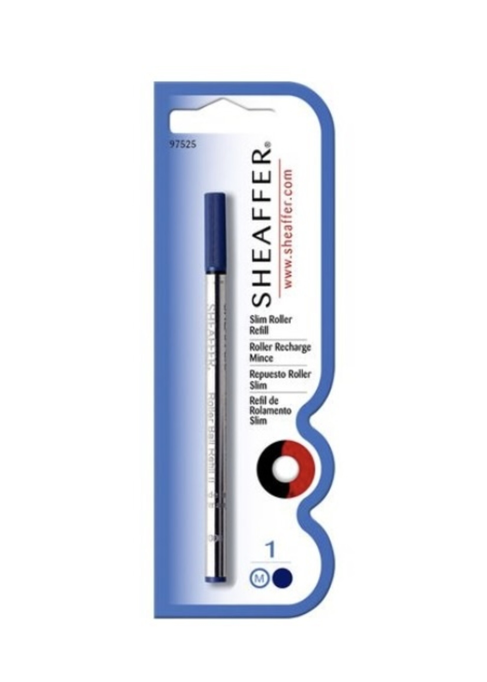 Sheaffer Roller Vulling Slim Blauw Medium