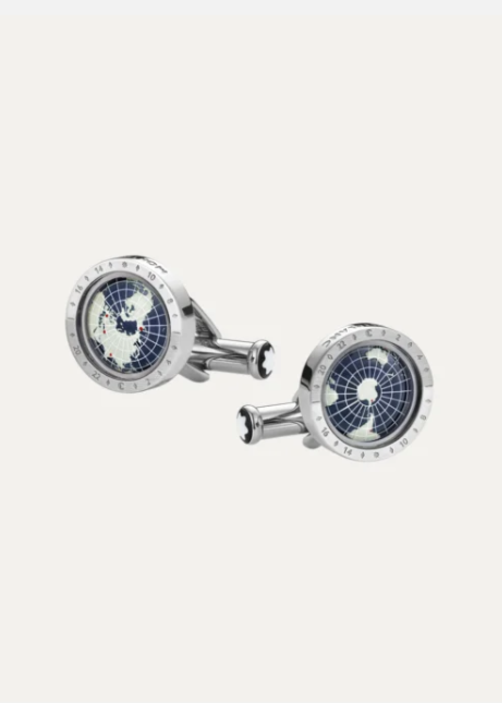 Montblanc Manchetknopen 1858 Geosphere Blue