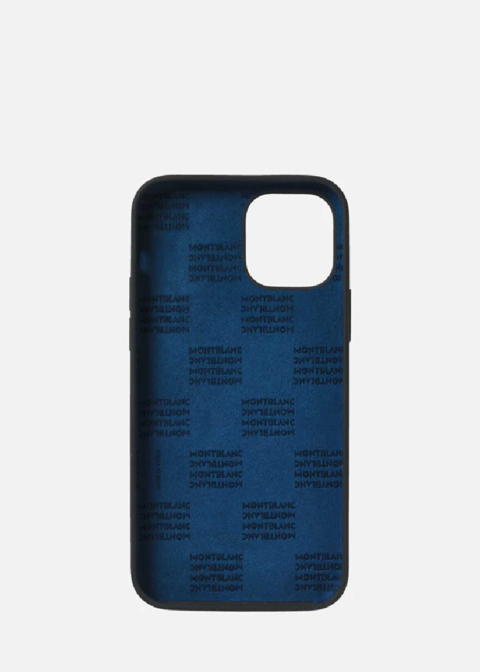 MONTBLANC Phone Case Black Meisterstück Selection Apple 12 & 12  Pro with emblem
