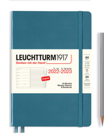 Leuchtturm1917 Agenda 2023-2024 Medium A5 Hard Cover Weekly/Note Stone Blue