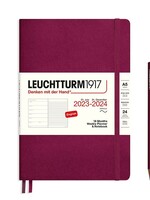 Leuchtturm1917 Agenda 2023-2024 Medium A5 Soft Cover Weekly/Note Port Red